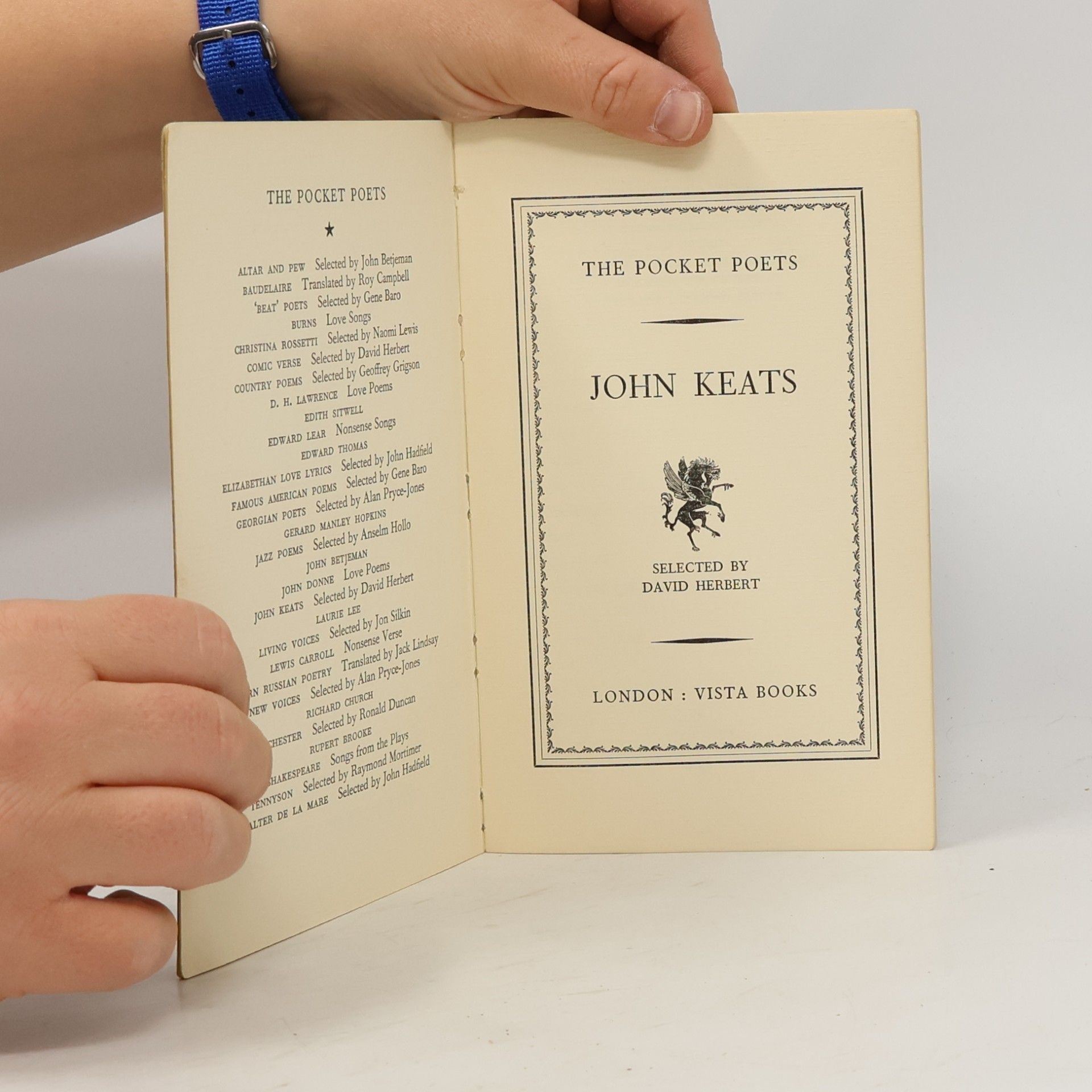 Autores varios Keats. Pocket Poets