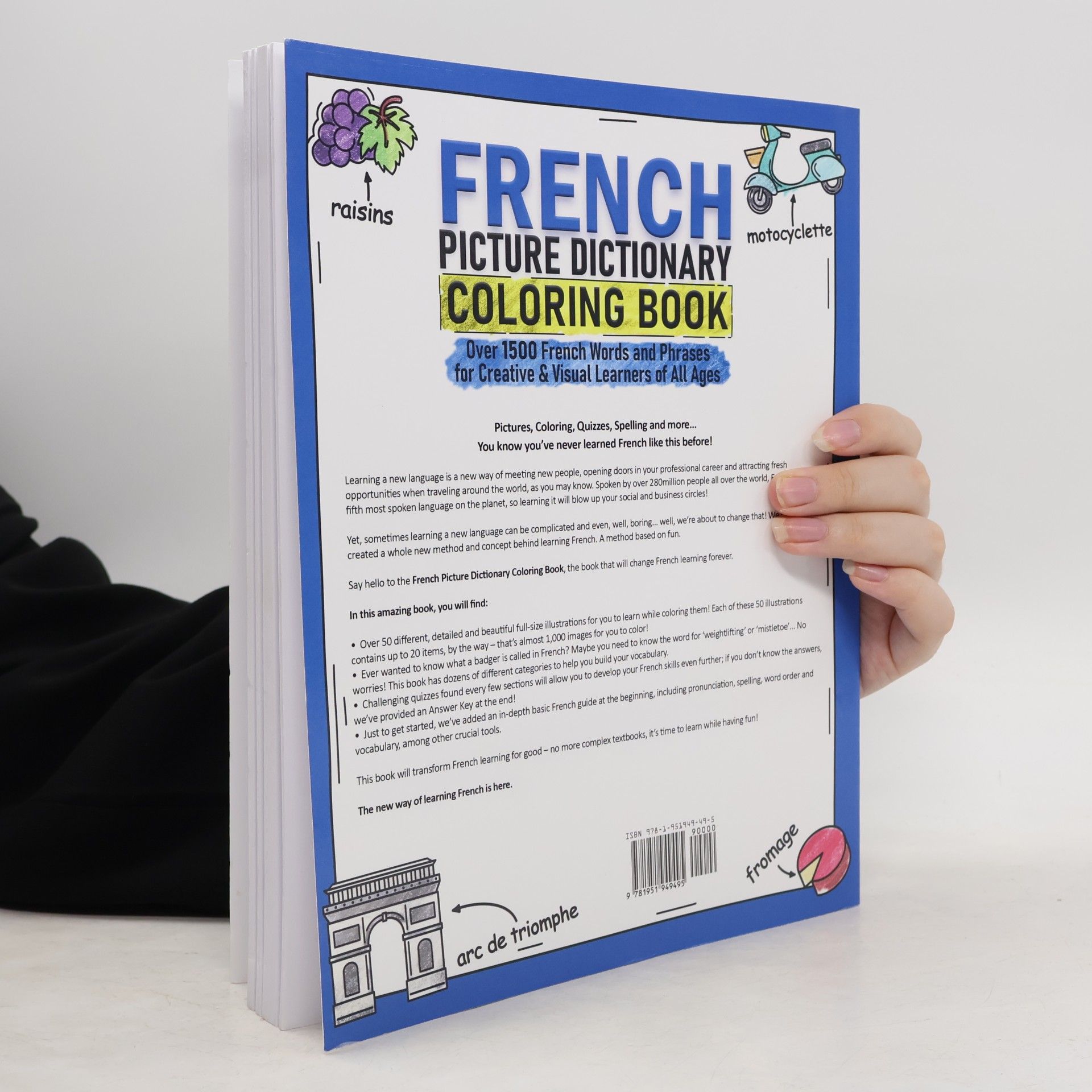 Lingo Mastery French Picture Dictionary Coloring Book