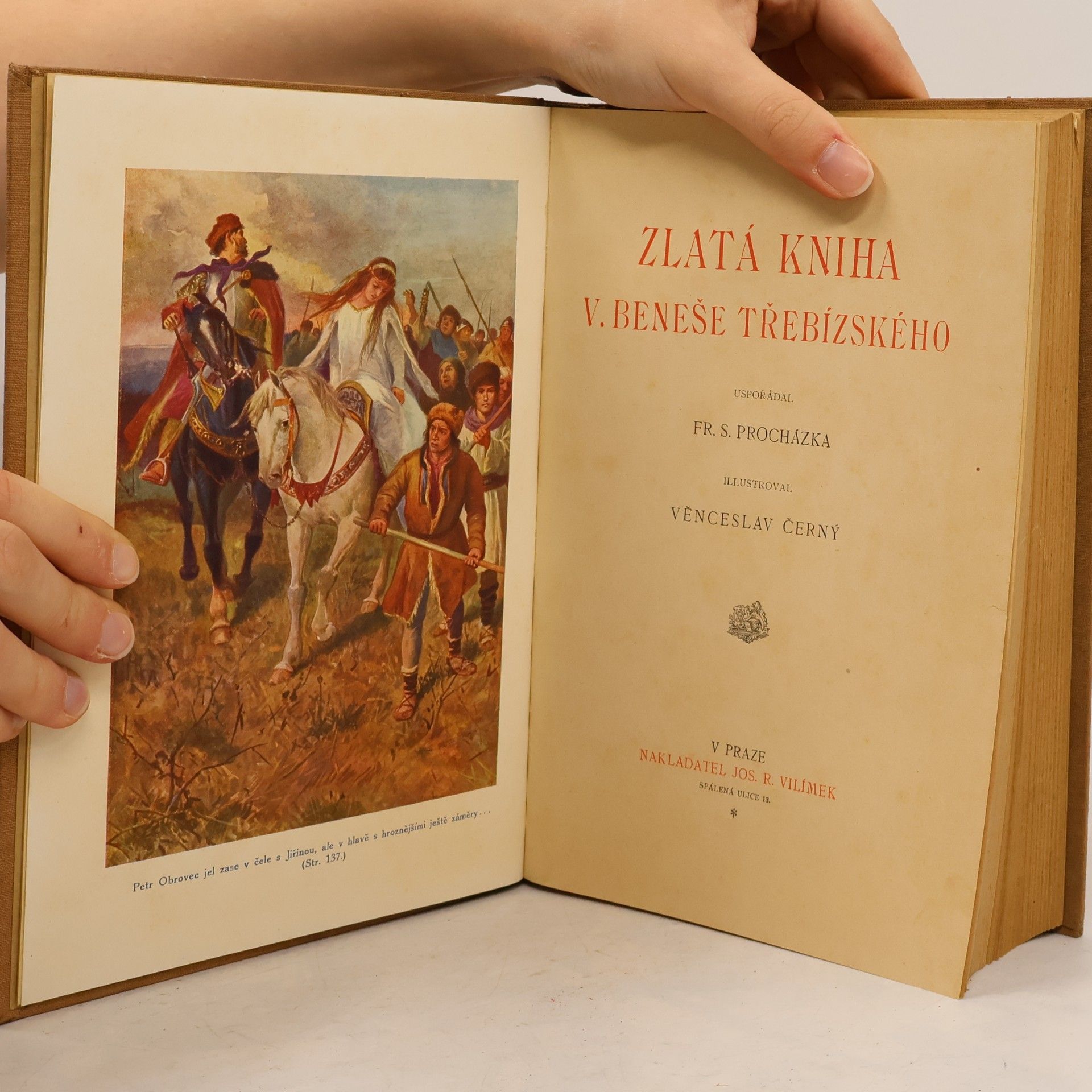 Fr. S. Procházka Zlatá kniha V. Beneše Třebízského I.