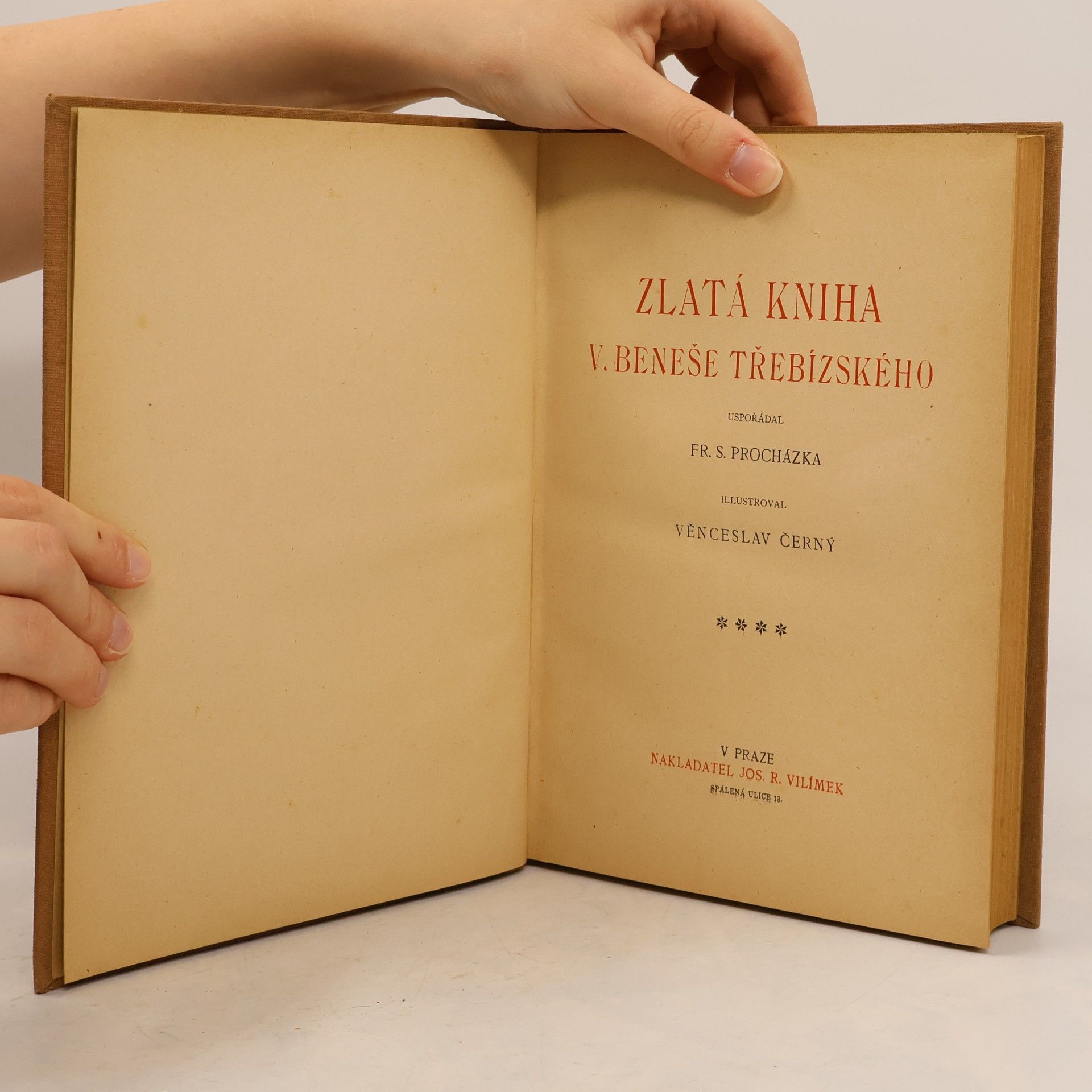 Václav Beneš Třebízský Zlatá kniha V. Beneše Třebízského IV