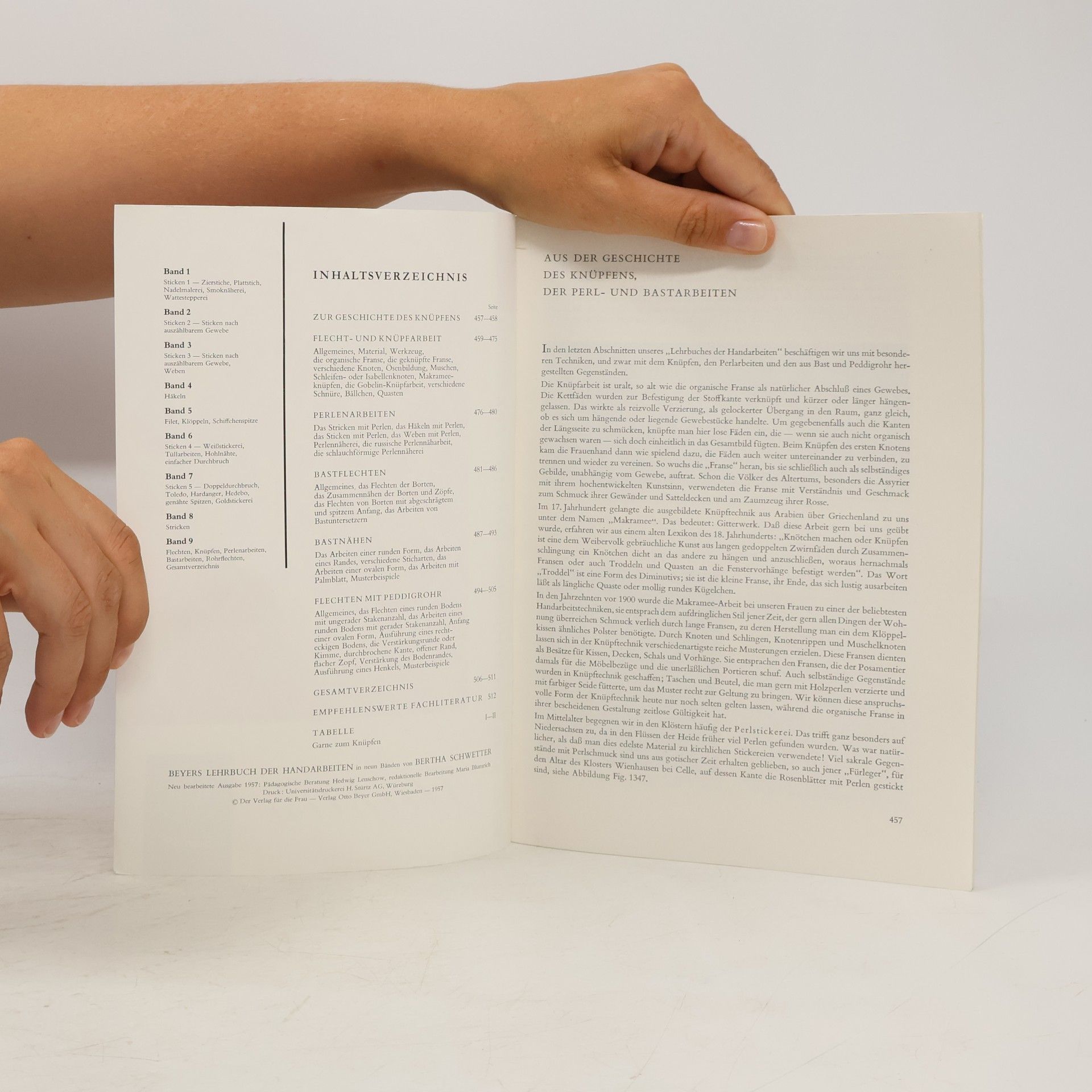 Autorenkollektiv Beyer's Lehrbuch der Handarbeiten 1-9