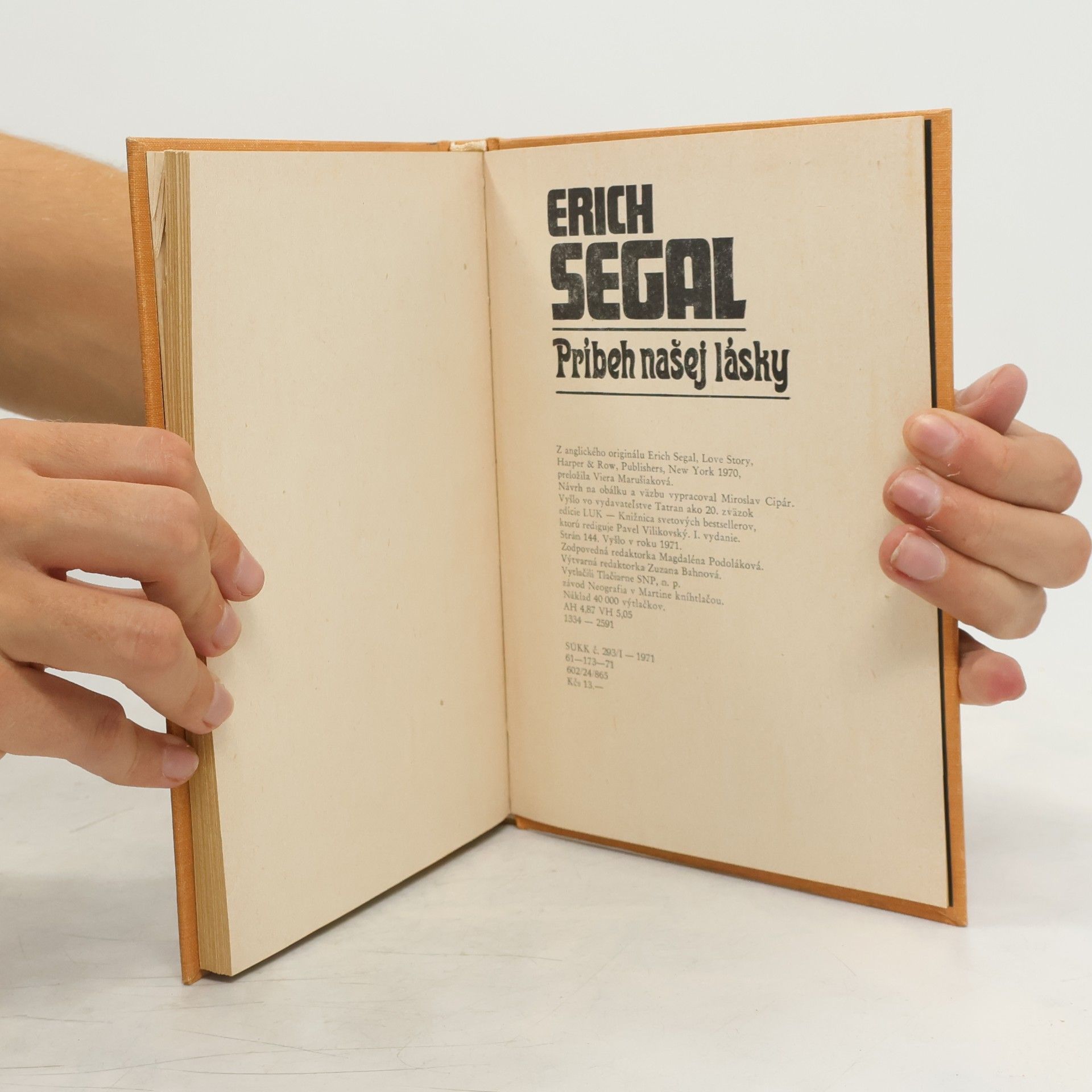 Erich Segal Príbeh našej lásky