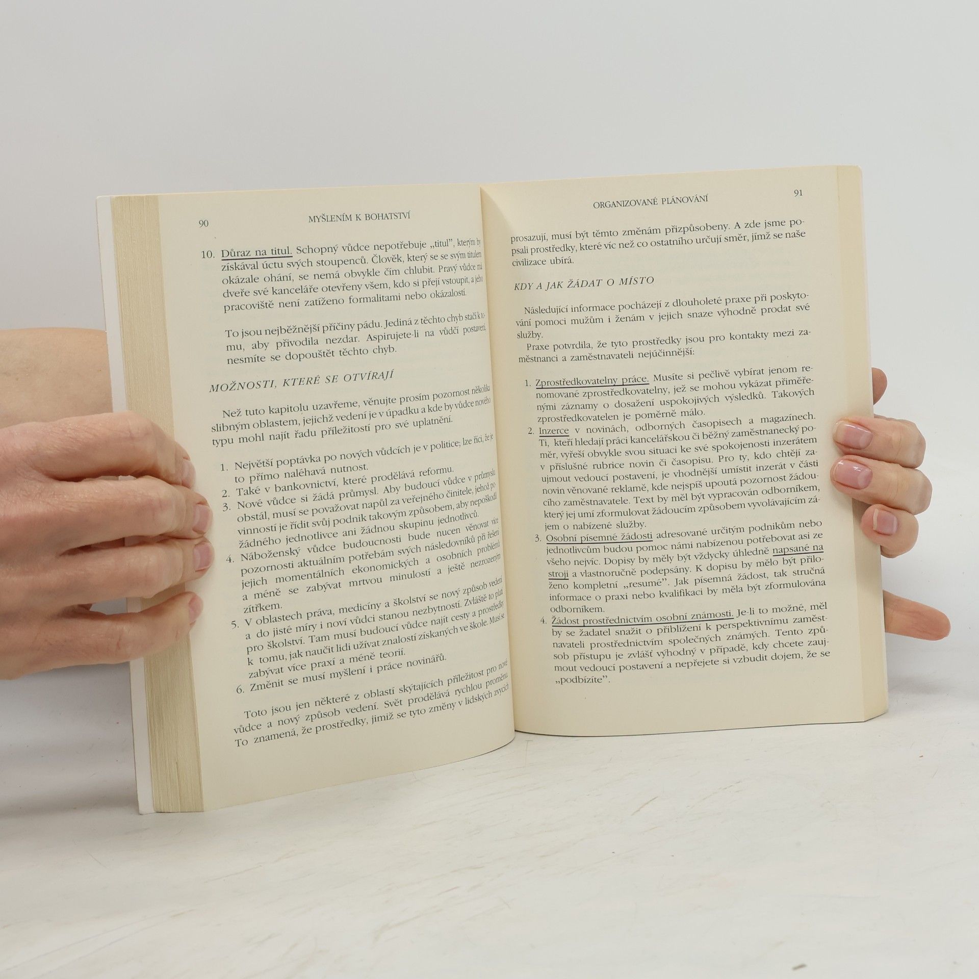 Napoleon Hill Myšlením k bohatství