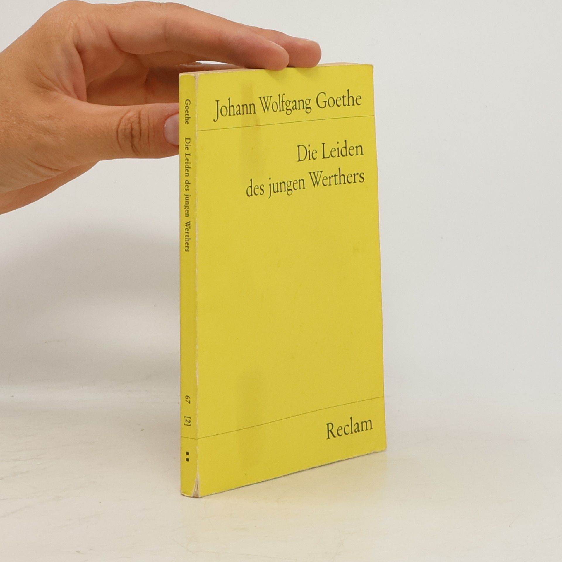 Johann Wolfgang von Goethe Die Leiden des jungen Werther
