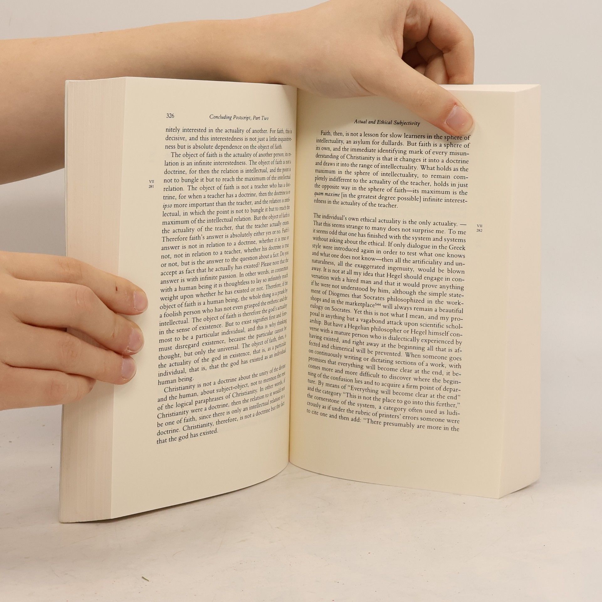 Howard V. Howard Vincent Hong Concluding Unscientific Postscript to Philosophical Fragments, Volume 1