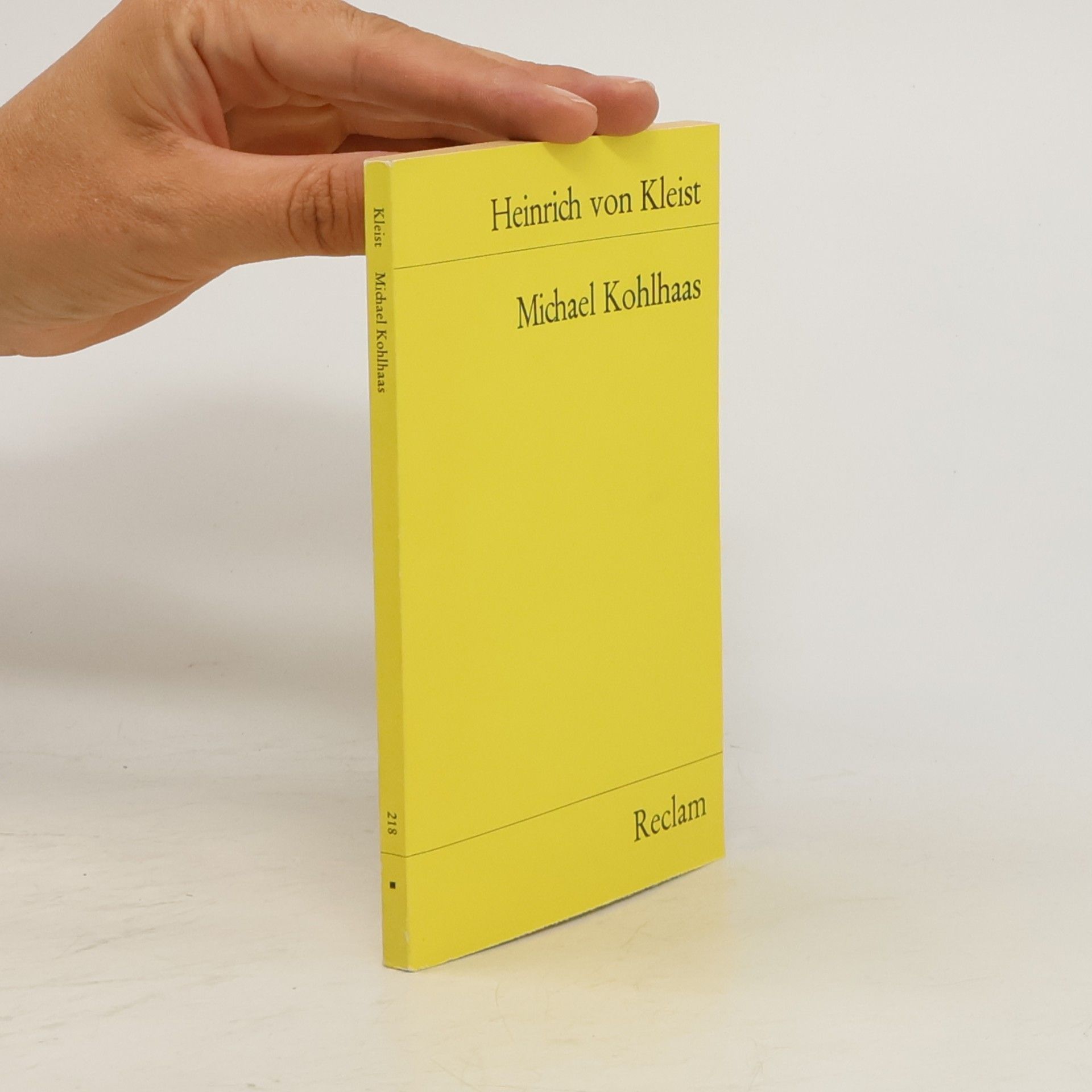 Heinrich von Kleist Michael Kohlhaas