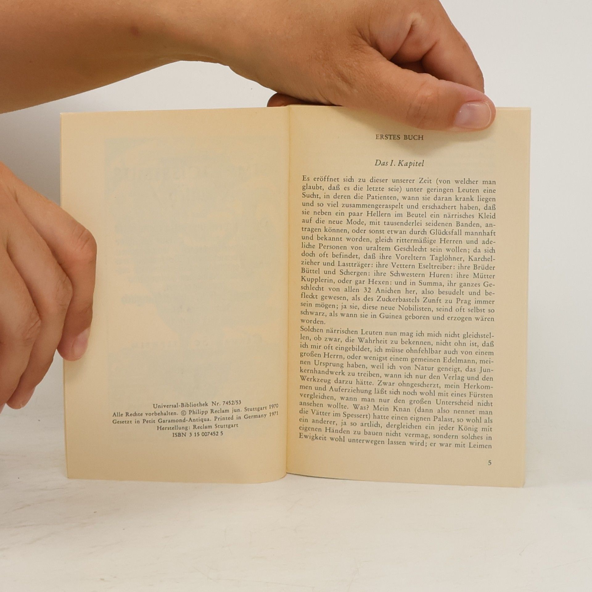 Hans Jakob Christoffel von Grimmelshausen Der abenteuerliche Simplicissimus