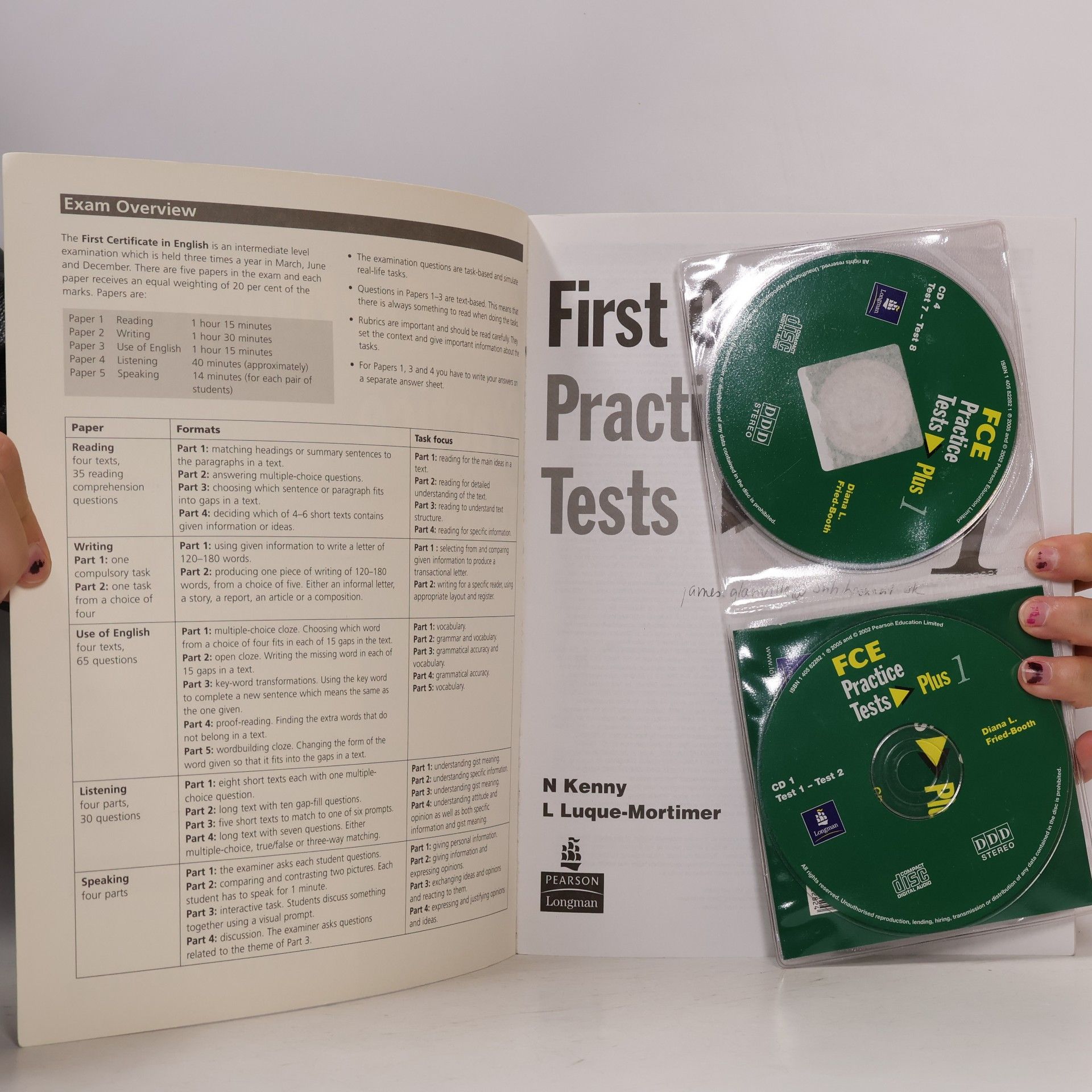 Nick Kenny First Certificate Practice Tests Plus