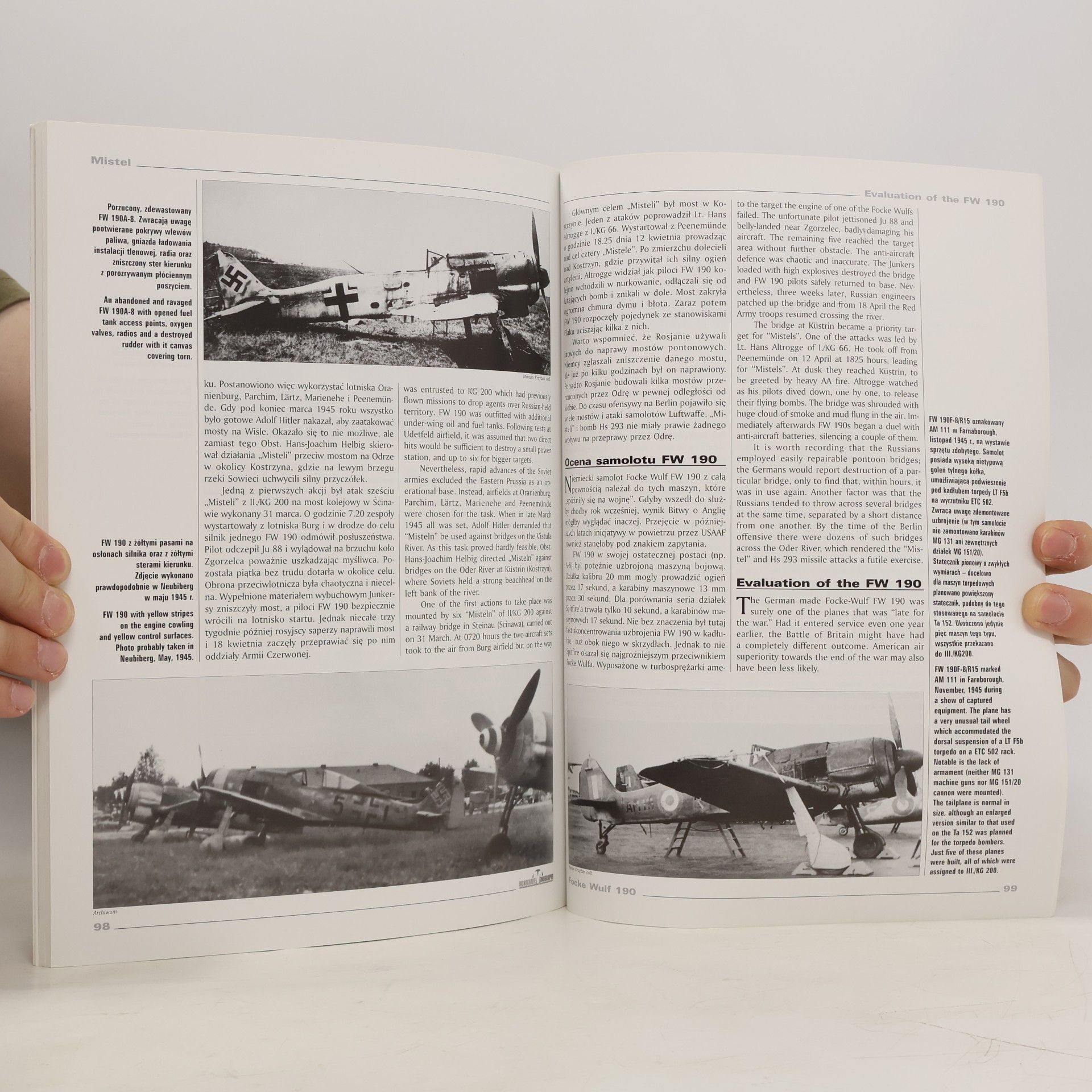 Krzysztof Janowicz Monographs - 3: Focke Wulf Fw 190