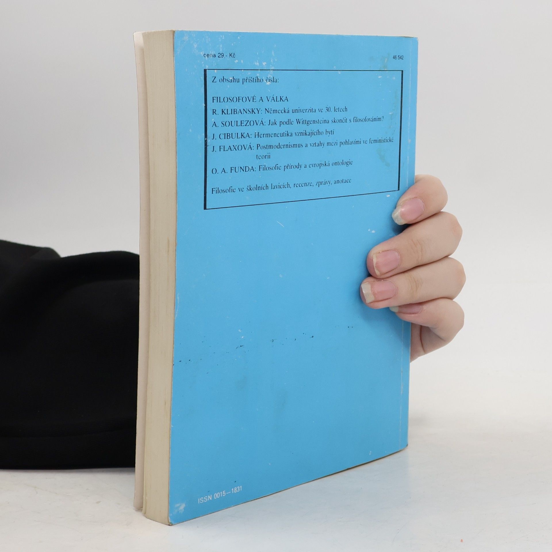 Collectif d'auteurs Filosofický časopis 3. 42/1994
