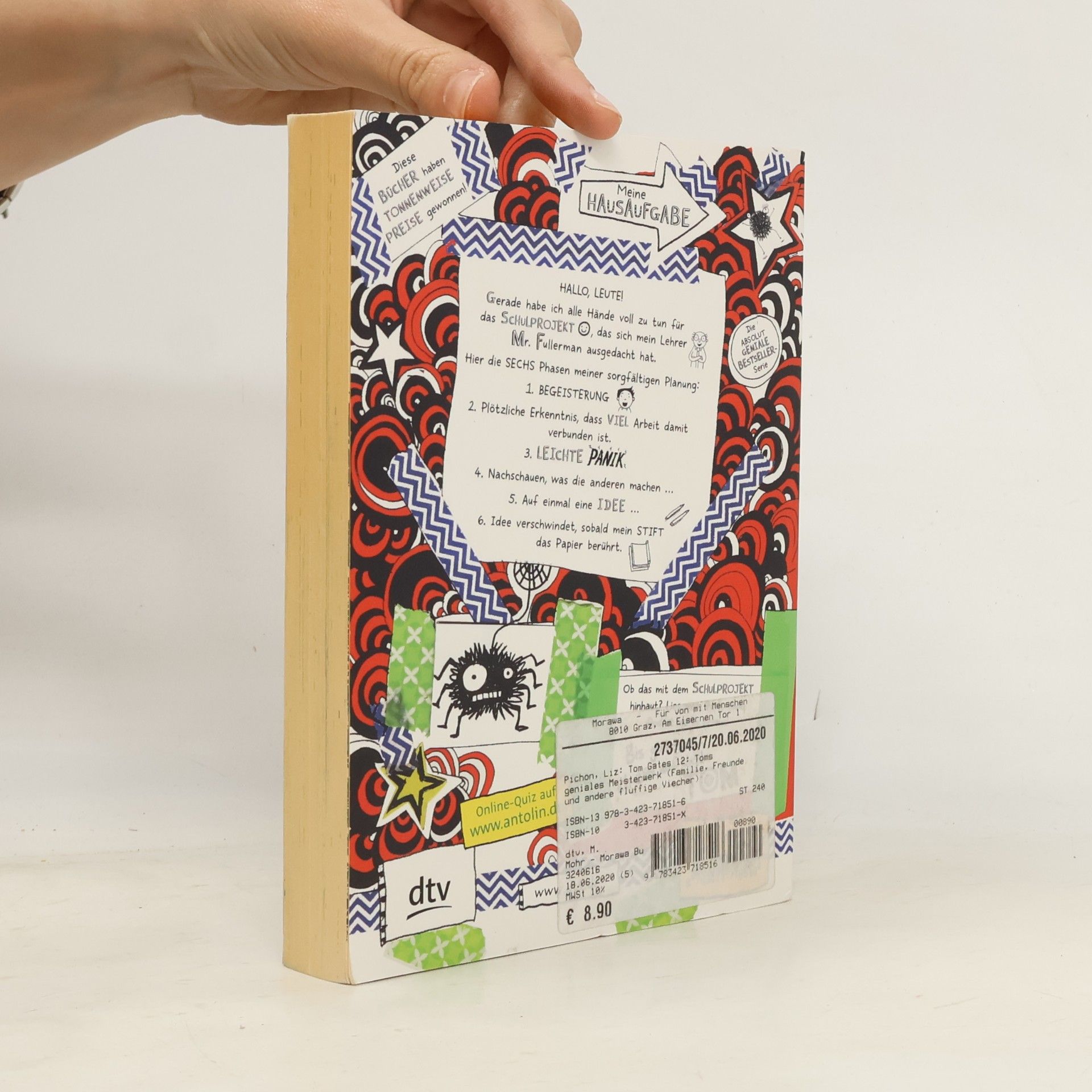 Liz Pichon Tom Gates 12: Toms geniales Meisterwerk (Familie, Freunde und andere fluffige Viecher)