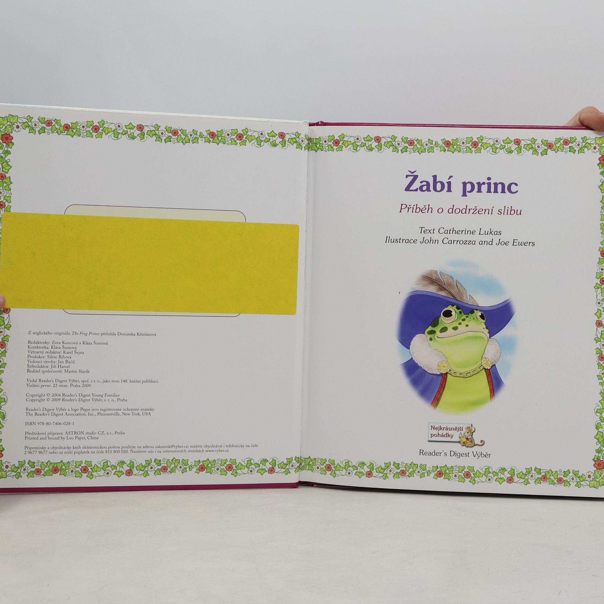 Catherine Lukas Žabí princ: Příběh o dodržení slibu
