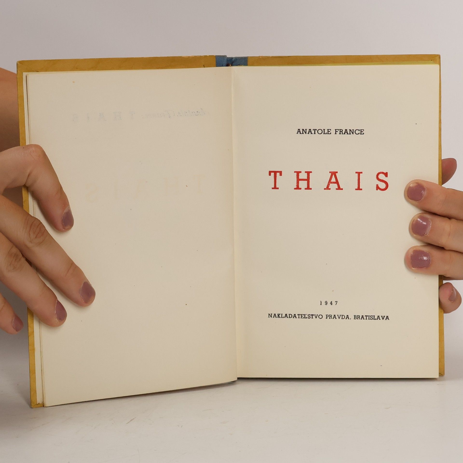 Anatole France Thais