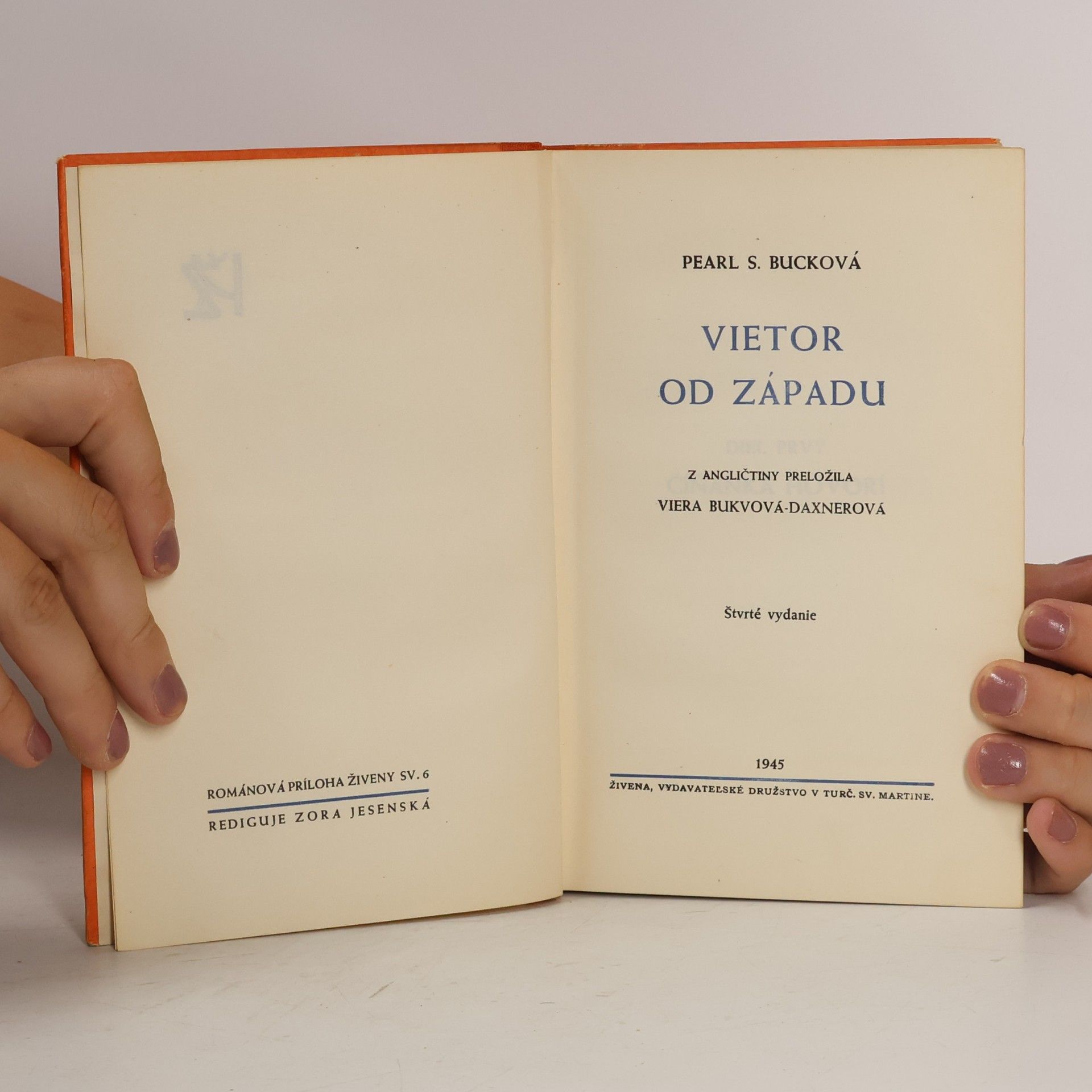 Pearl S. Buck Vietor od západu