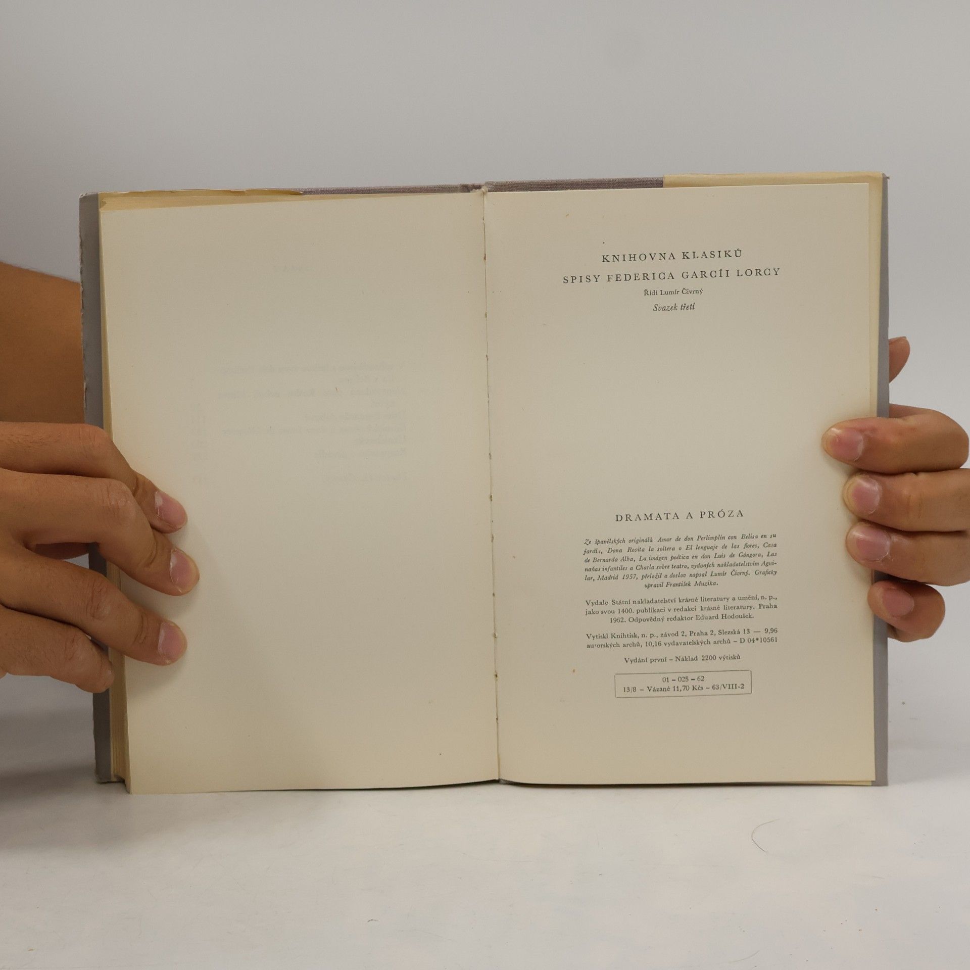 Federico García Lorca Dramata a próza
