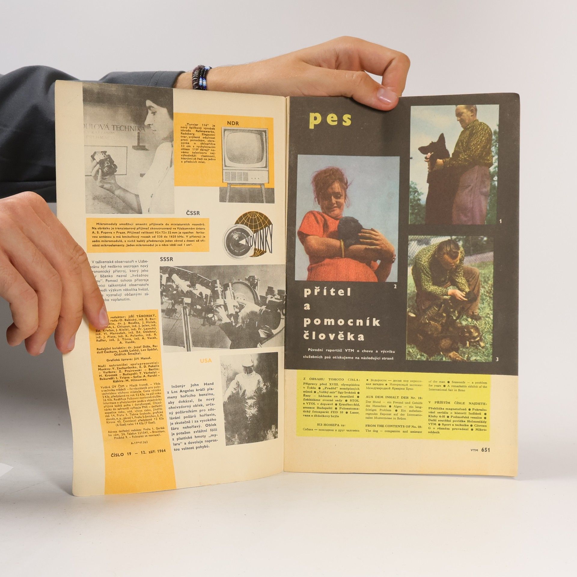 Autorenkollektiv Věda a technika mládeži 19/1964