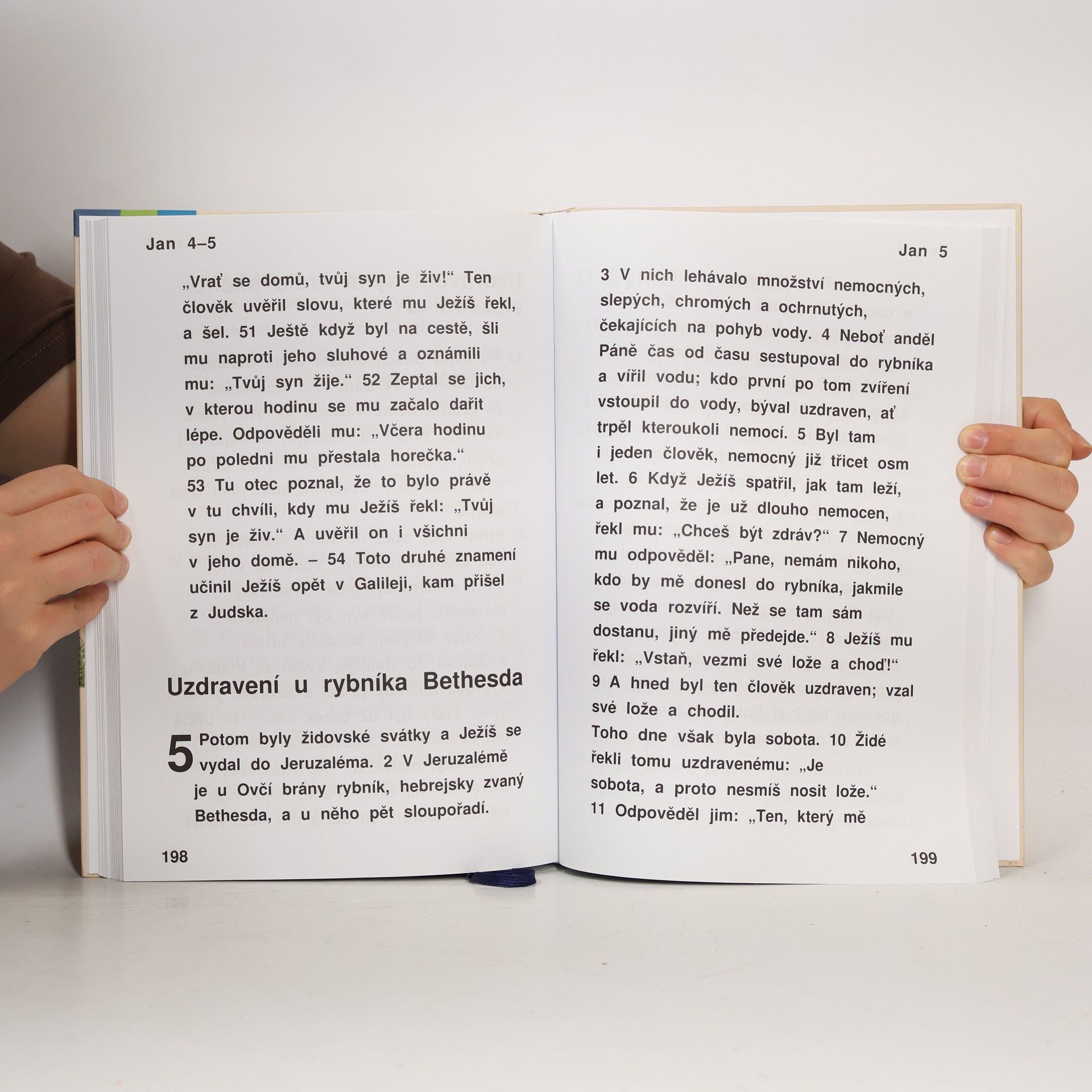 Autorenkollektiv Evangelium podle Lukáše – Evangelium podle Jana ve velkém písmu