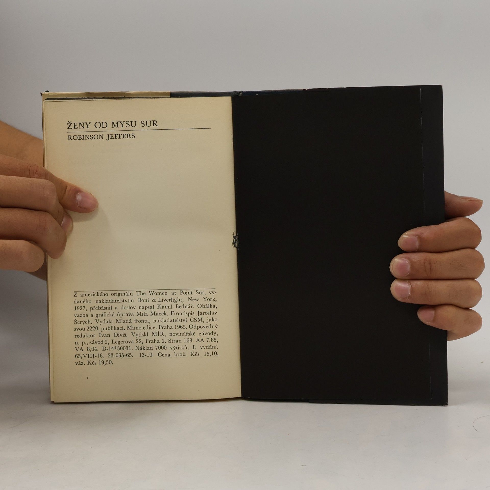 Robinson Jeffers Ženy od mysu Sur