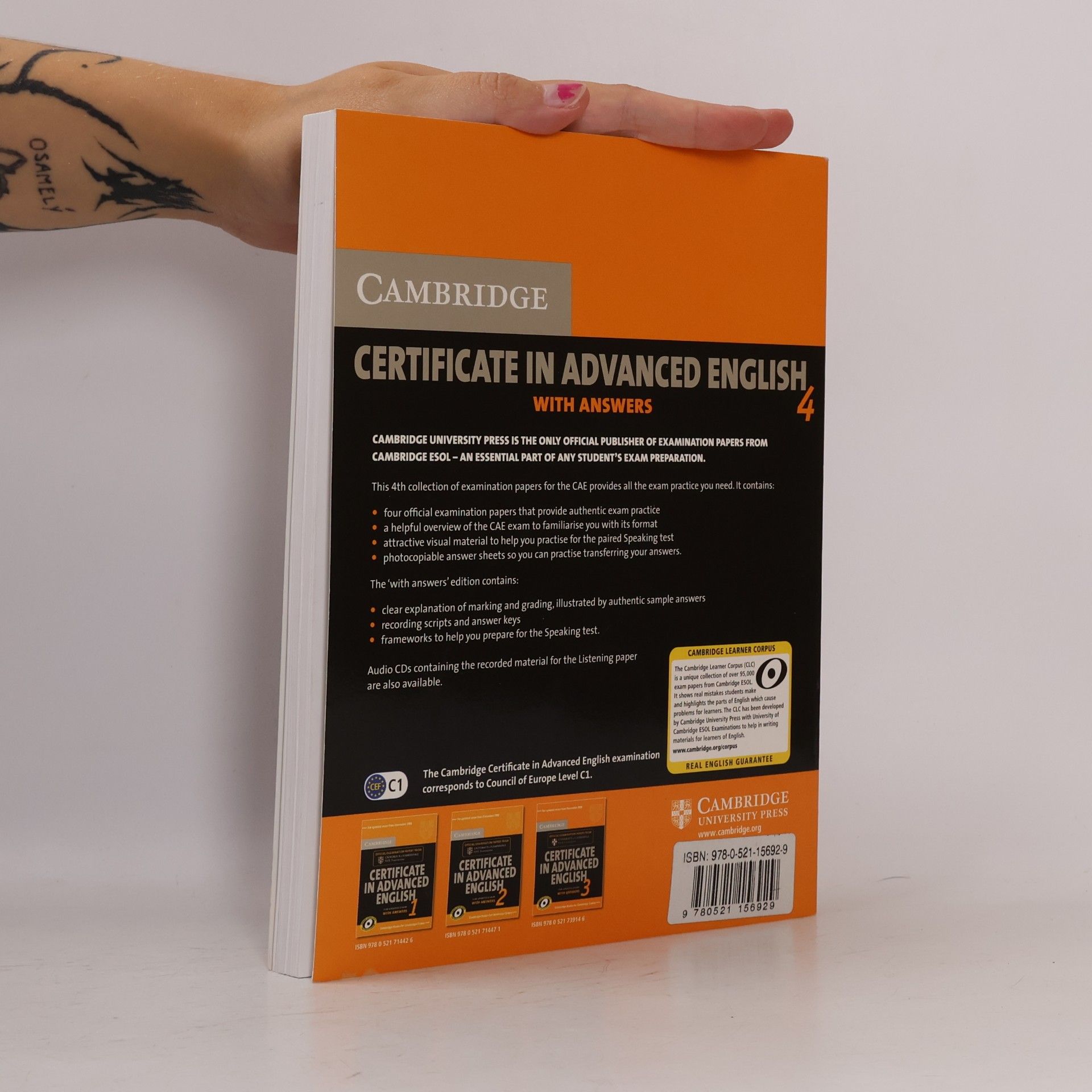 Kolektiv autorů Cambridge Certificate in Advanced English 4 with Answers