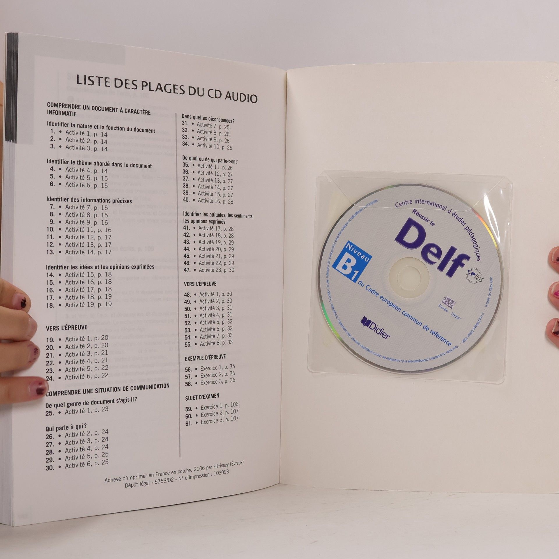Various authors Réussir le Delf. Niveau B1 du Cadre européen commun de référence