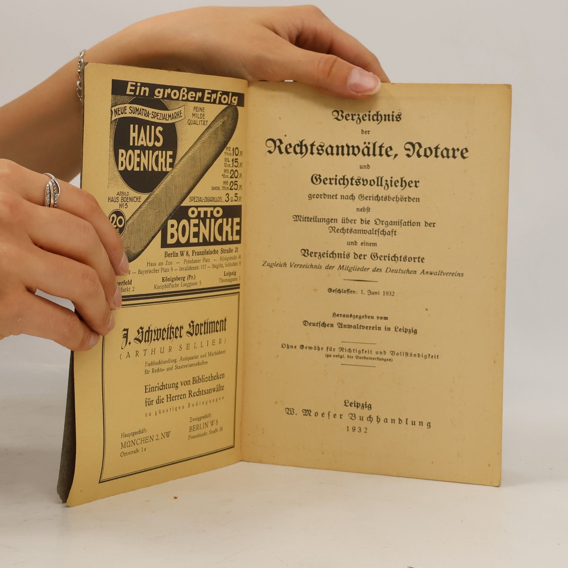 Autorenkollektiv Verzeichnis der Rechtsanwälte, Notare und Gerichtsvollzieher