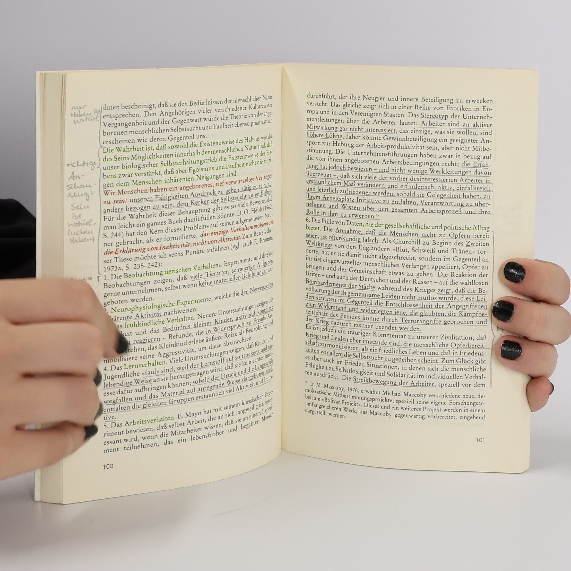 Erich Fromm Haben oder Sein