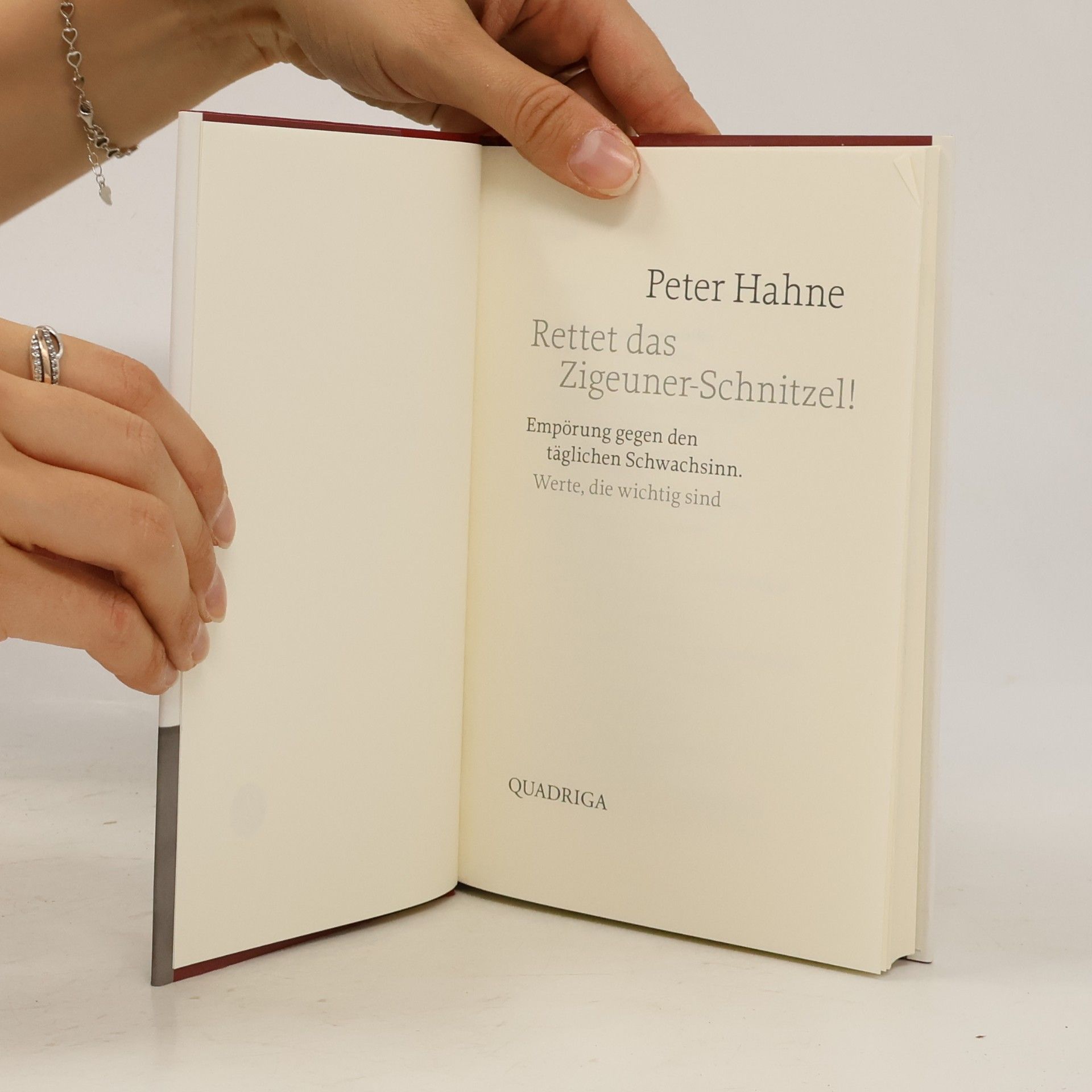 Peter Hahne Rettet das Zigeuner-Schnitzel!