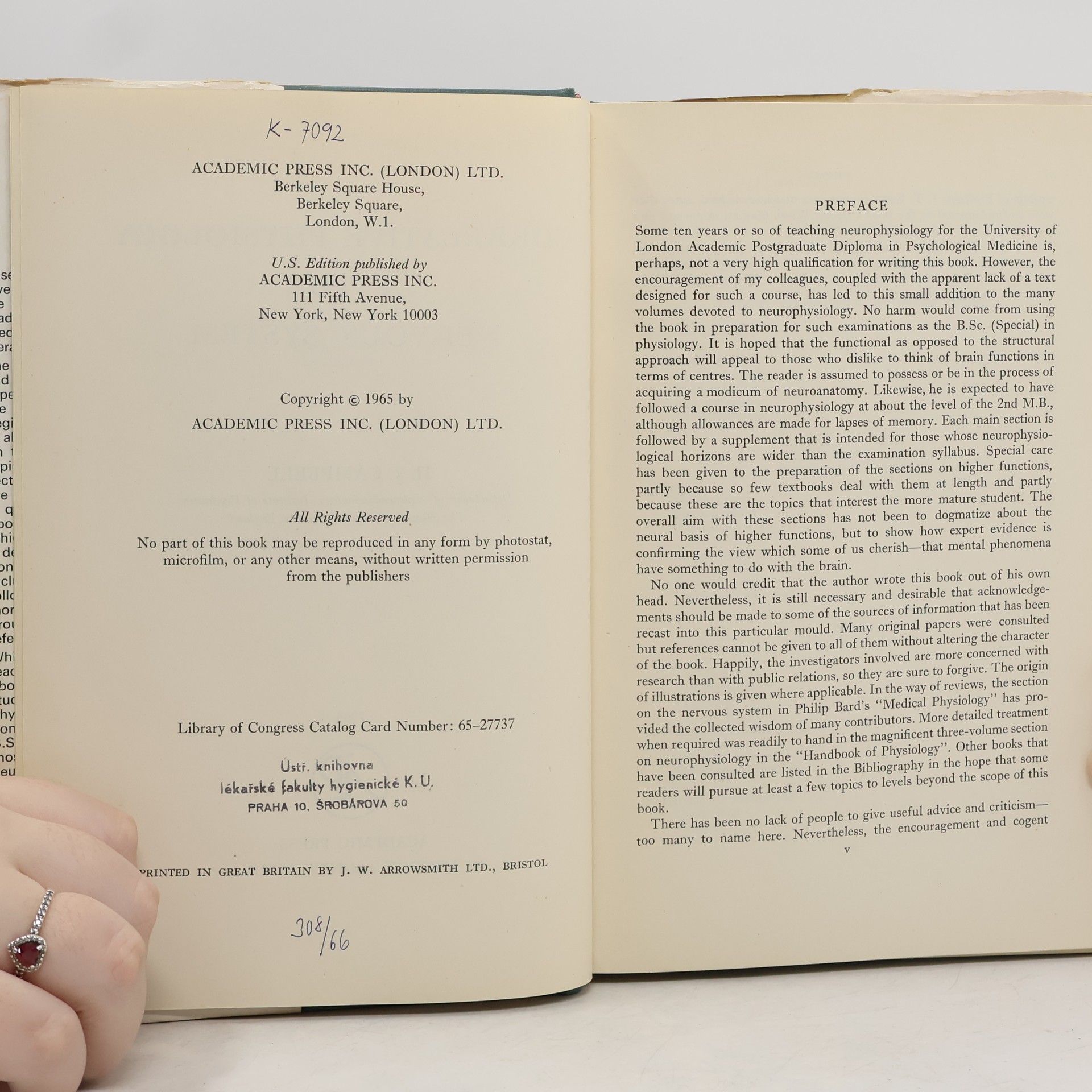 Herbert James Campbell Correlative Physiology of the Nervous System