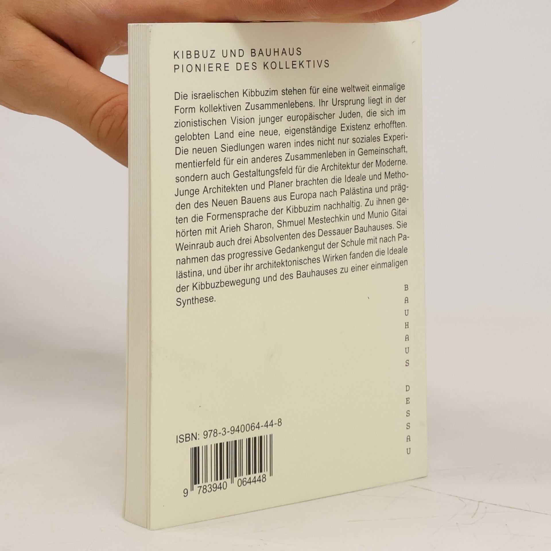 Galia Bar Or Bauhaus Taschenbuch - 3: Kibbuz und Bauhaus - Pioniere des Kollektivs