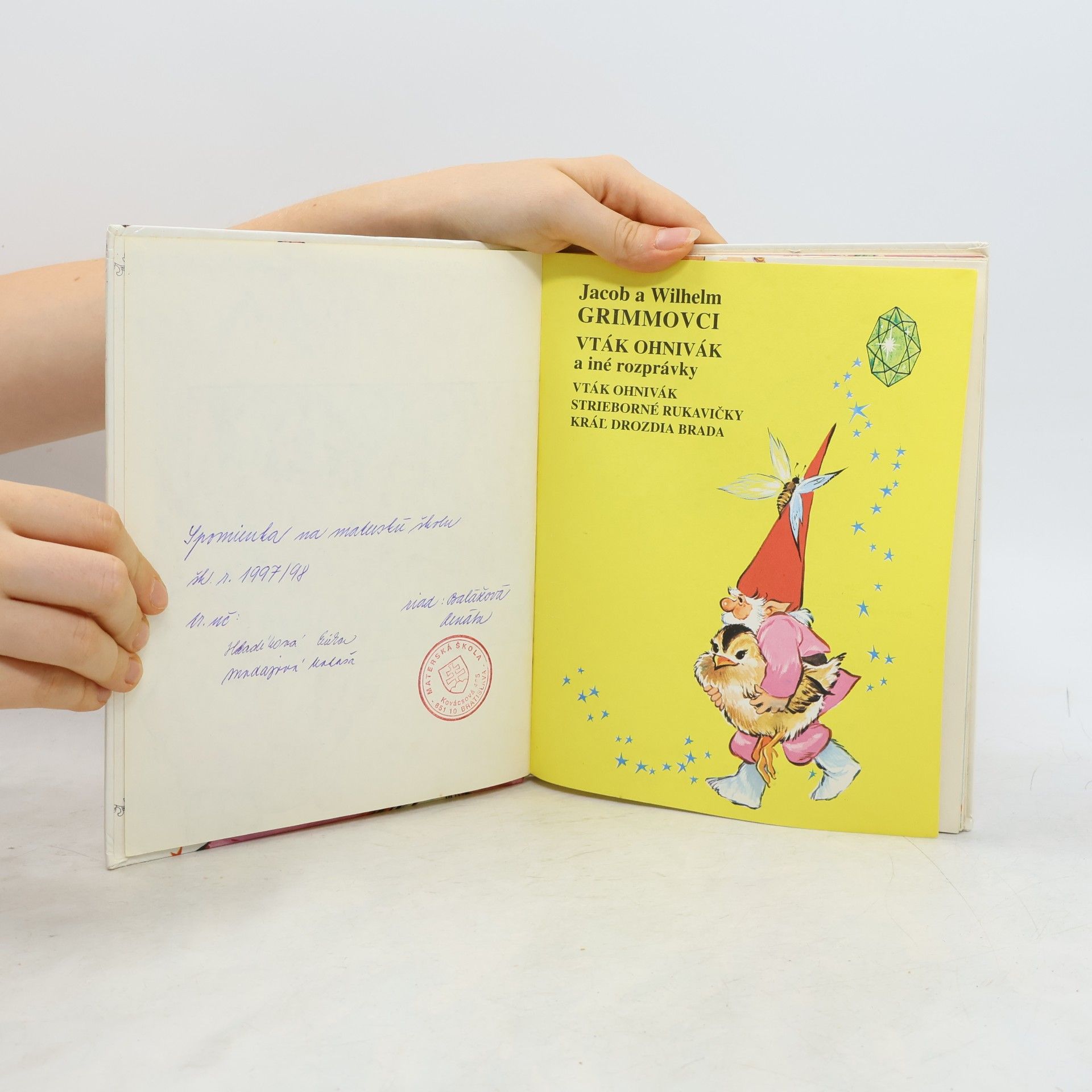Jacob Ludwig Karl Grimm Vták Ohnivák a iné rozprávky