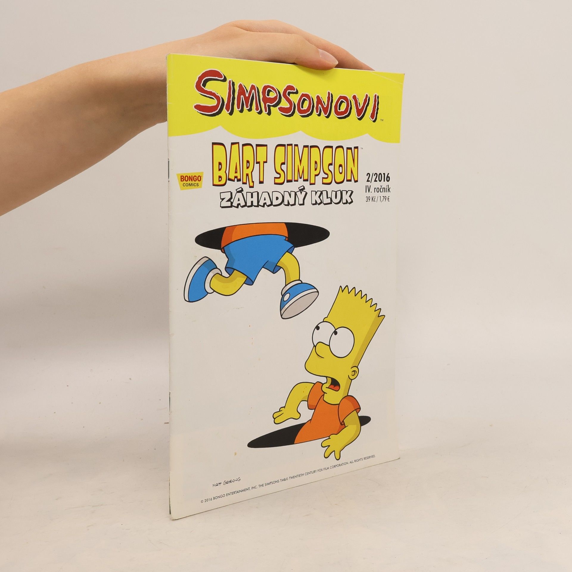 Matt Groening Simpsonovi - 2/2016: Bart Simpson: Záhadný Kluk