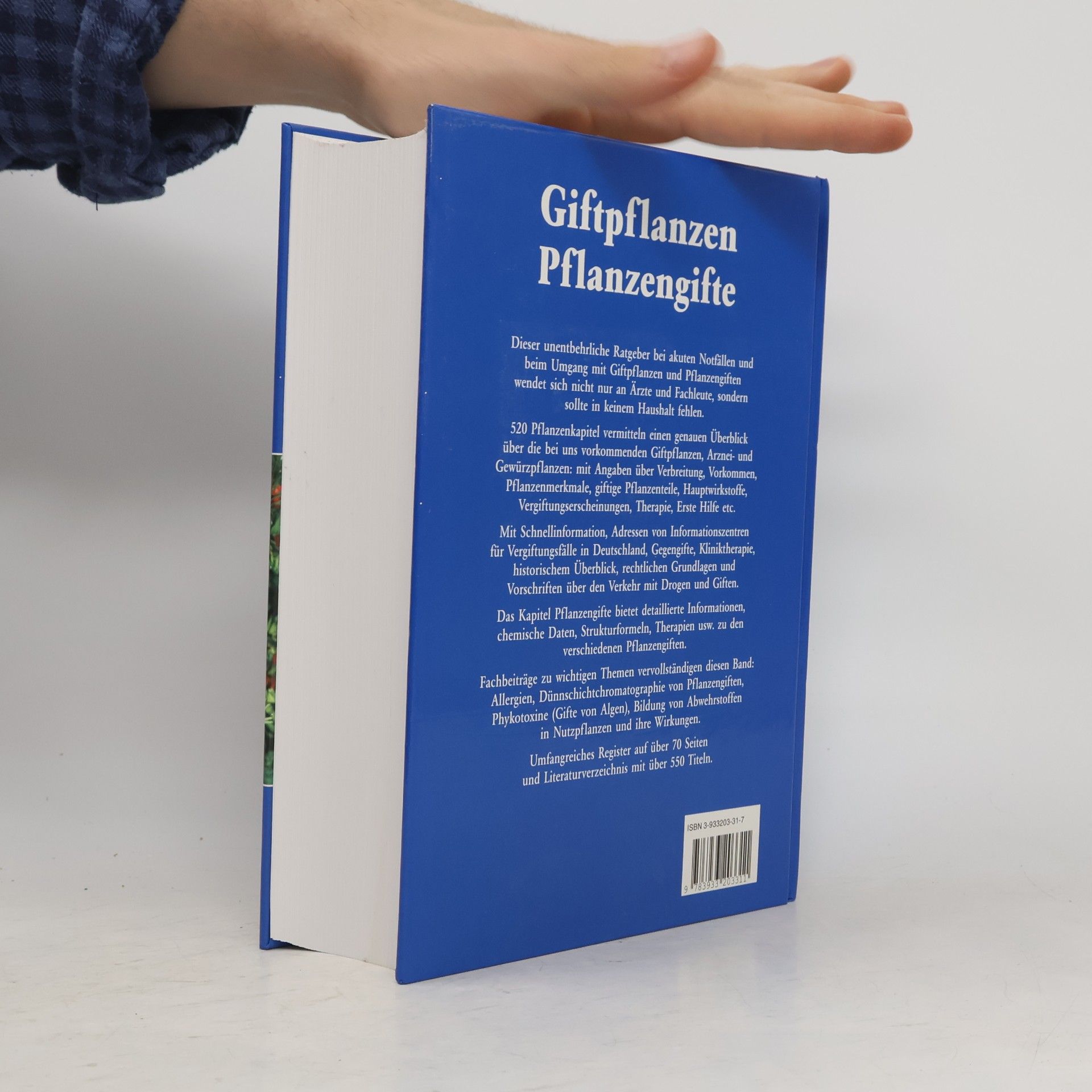 Lutz Roth Giftpflanzen-Pflanzengifte