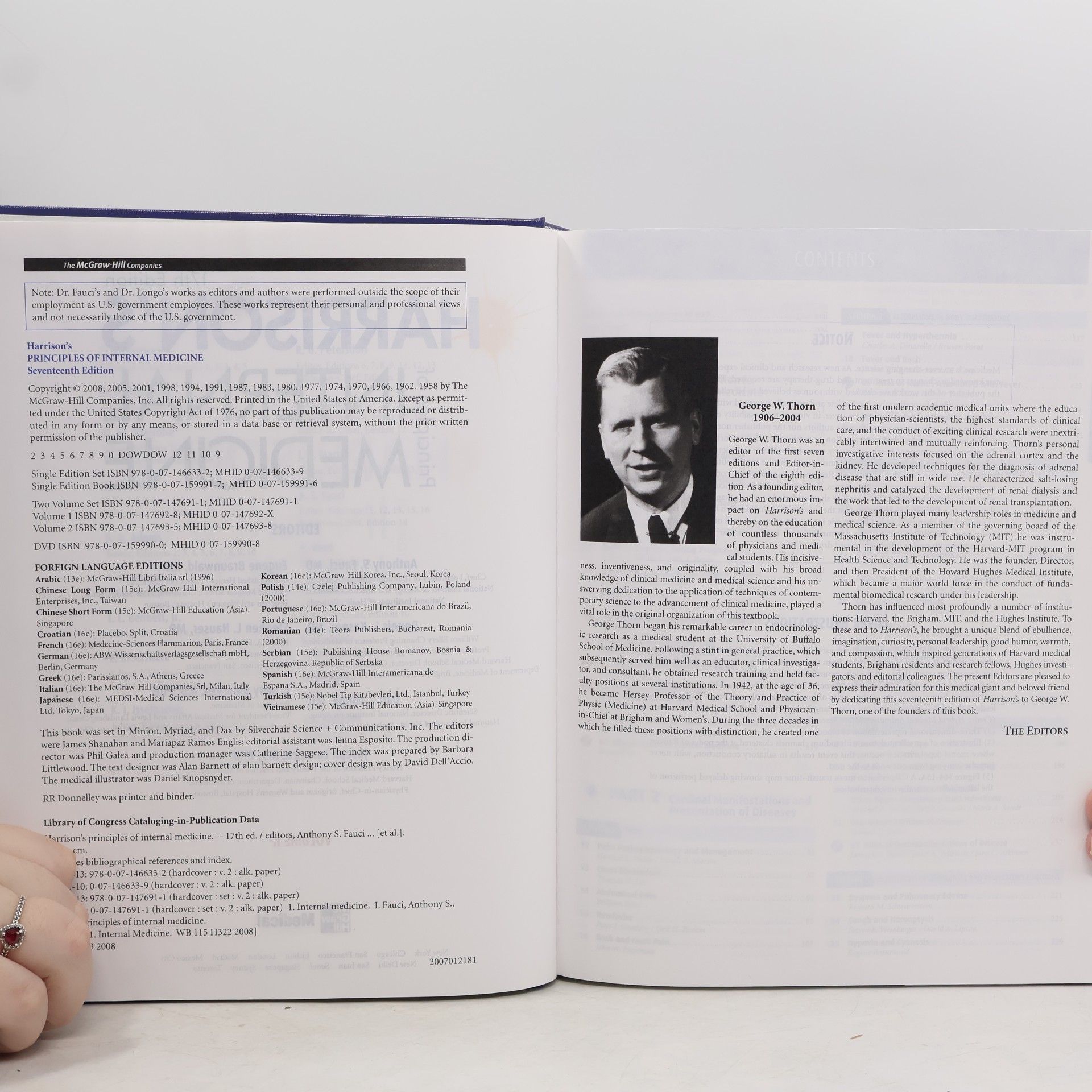 AA.VV. Harrison's Principles of Internal Medicine II.