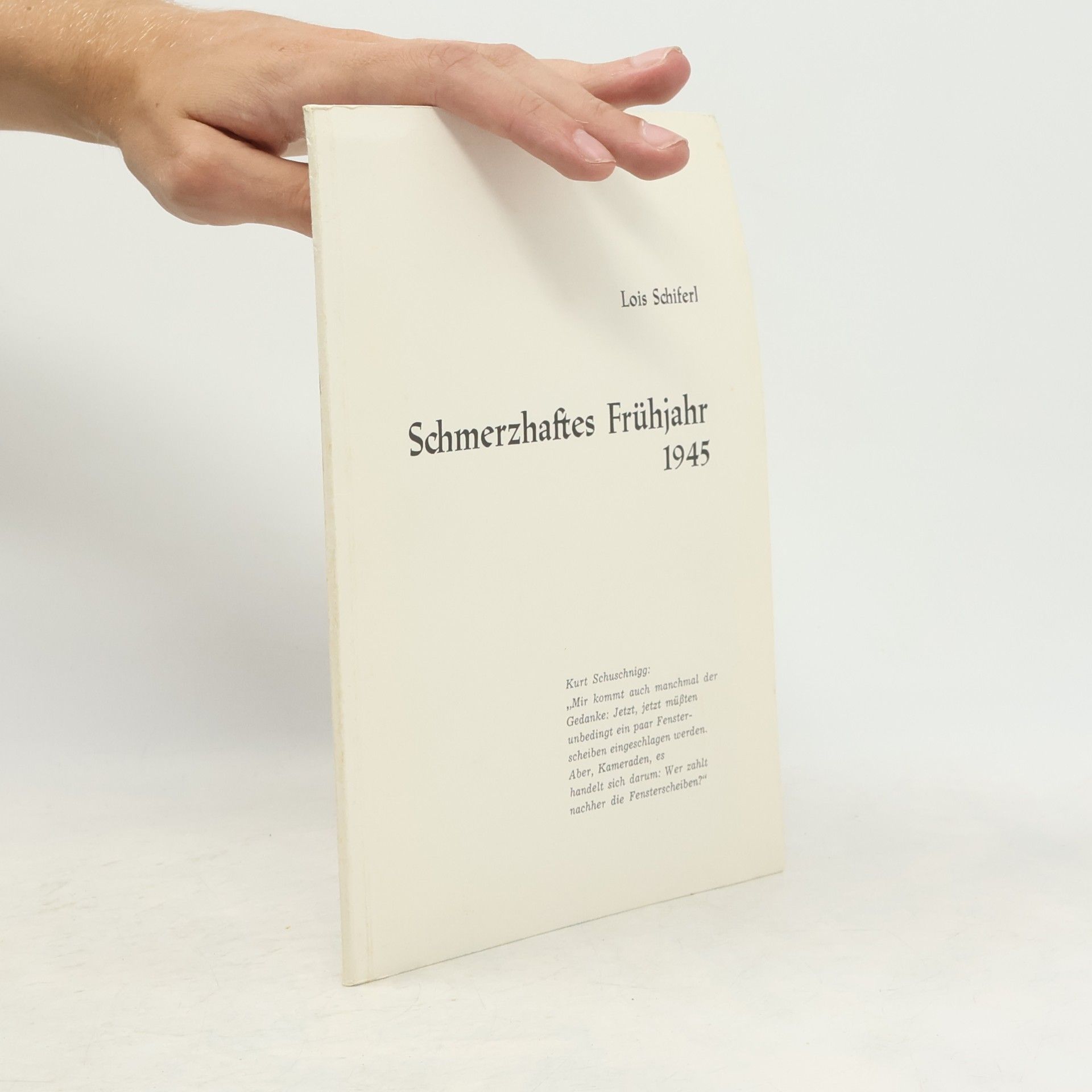 Schmerzhaftes Frühjahr 1945