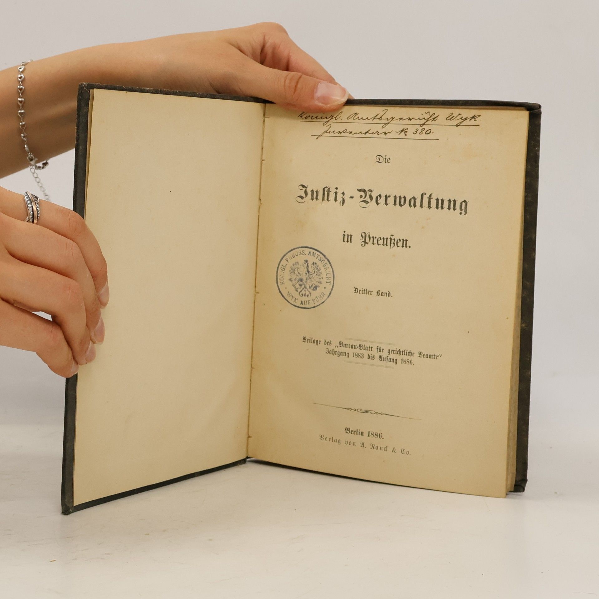 Autorenkollektiv Die Justiz-Verwaltung in Preussen