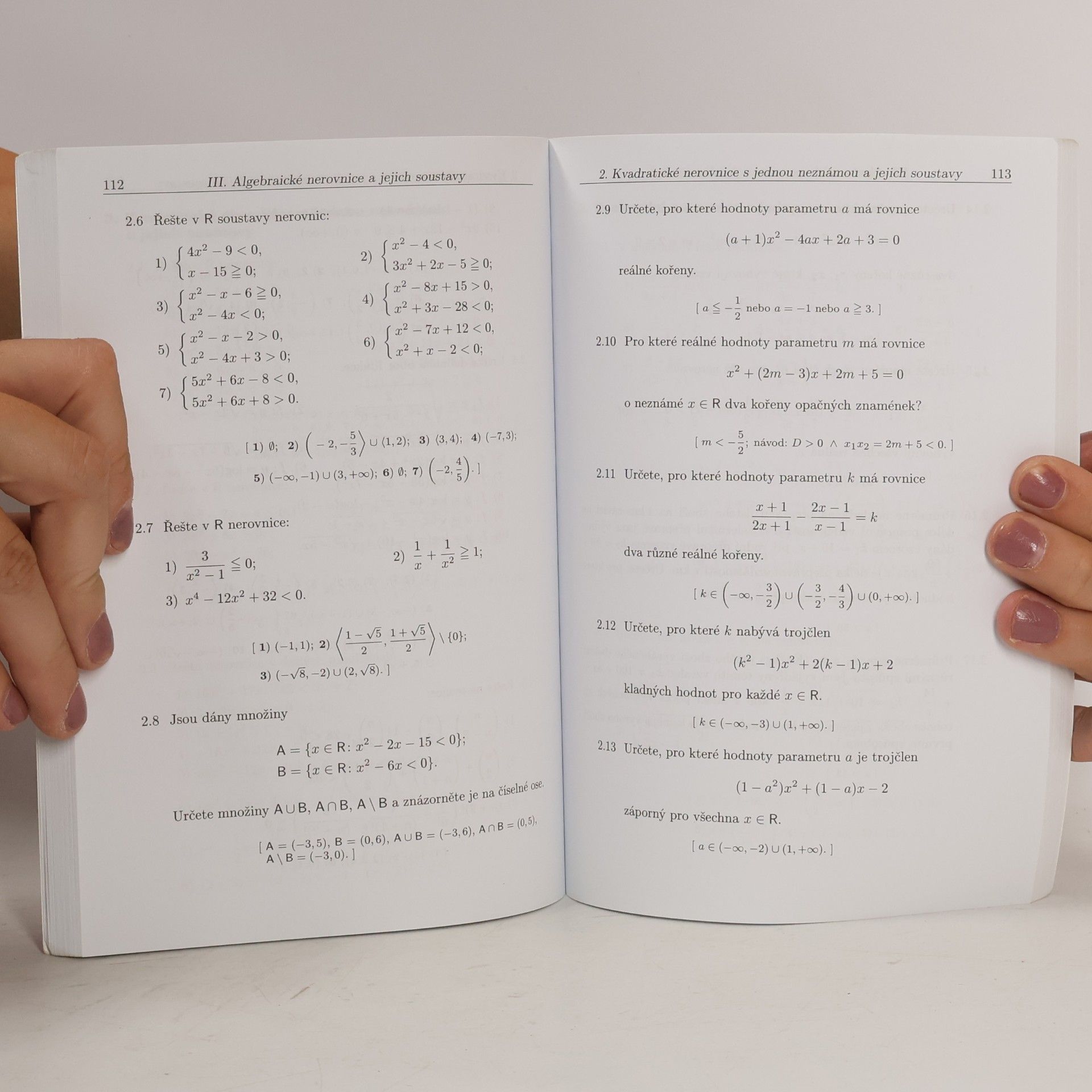 František Janeček Sbírka úloh z matematiky pro střední školy