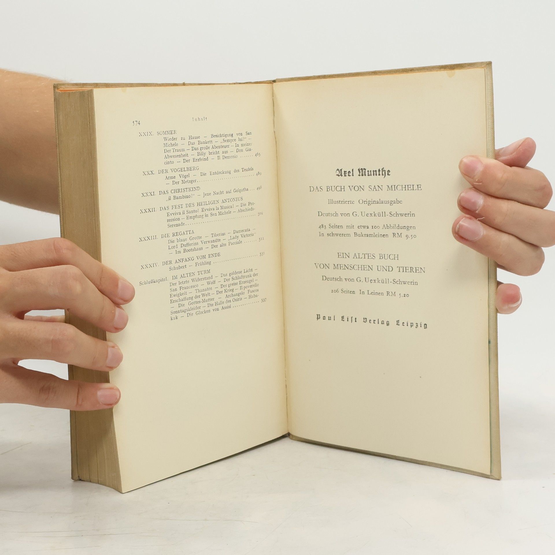 Axel Munthe Das Buch von San Michele