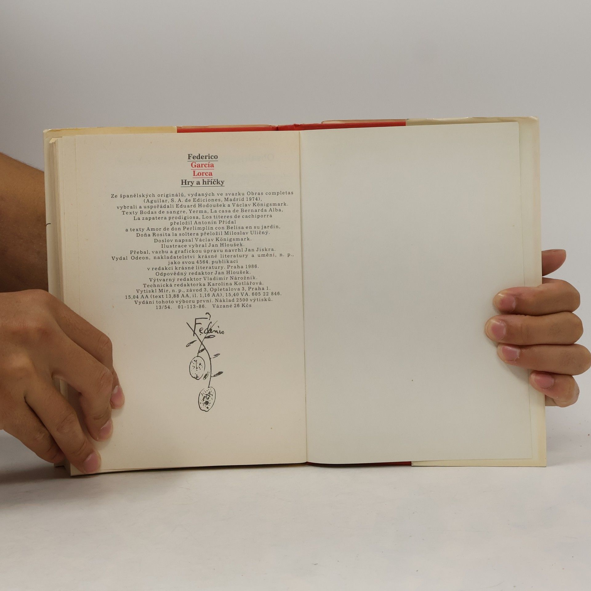 Federico García Lorca Hry a hříčky