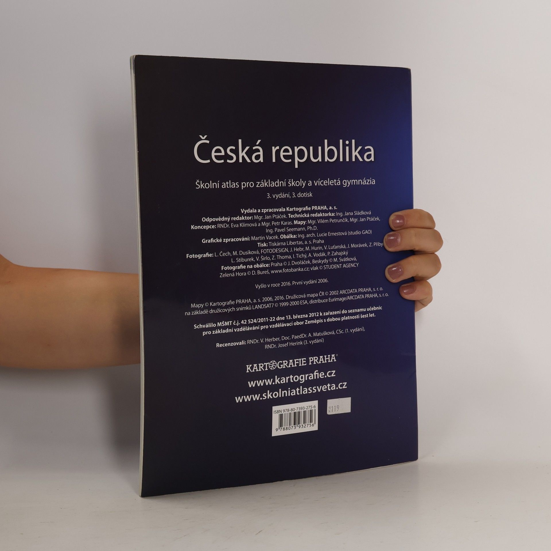 Various authors Česká republika školní atlas pro základní školy a víceletá gymnázia