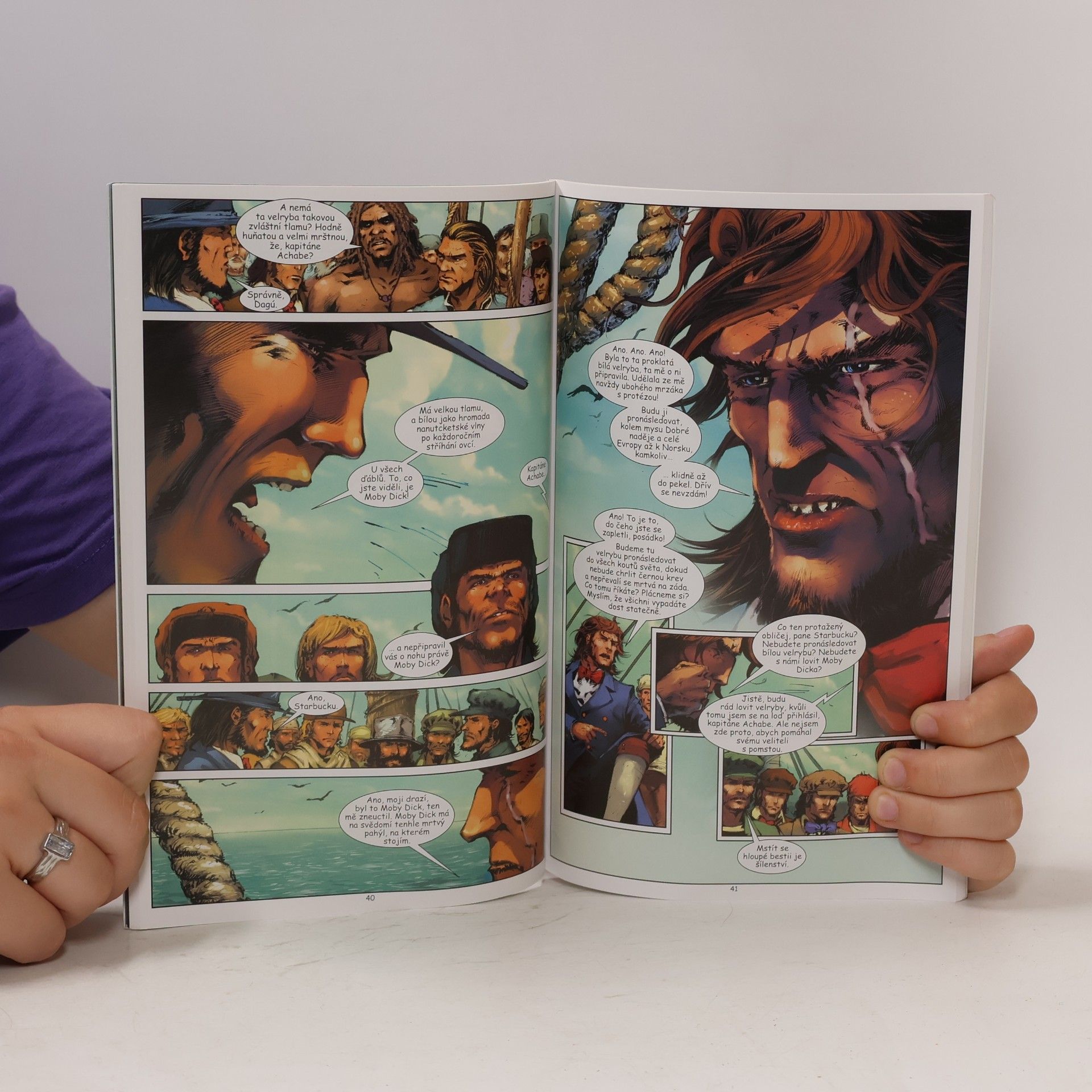 Lance Stahlberg Moby Dick: Bílá velryba (komiks)