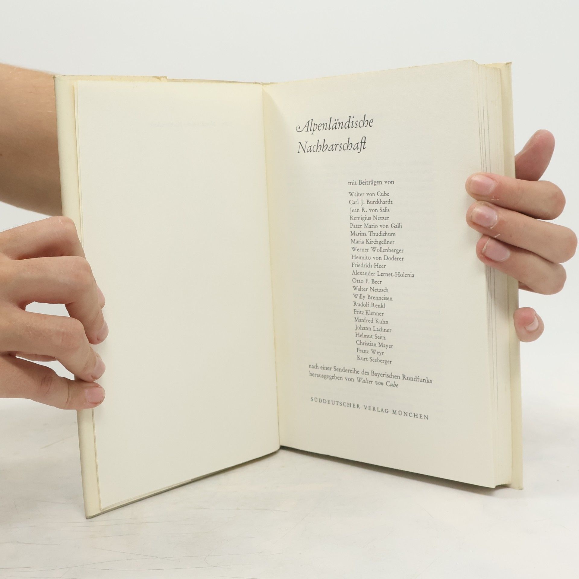 Various authors Alpenländische Nachbarschaft