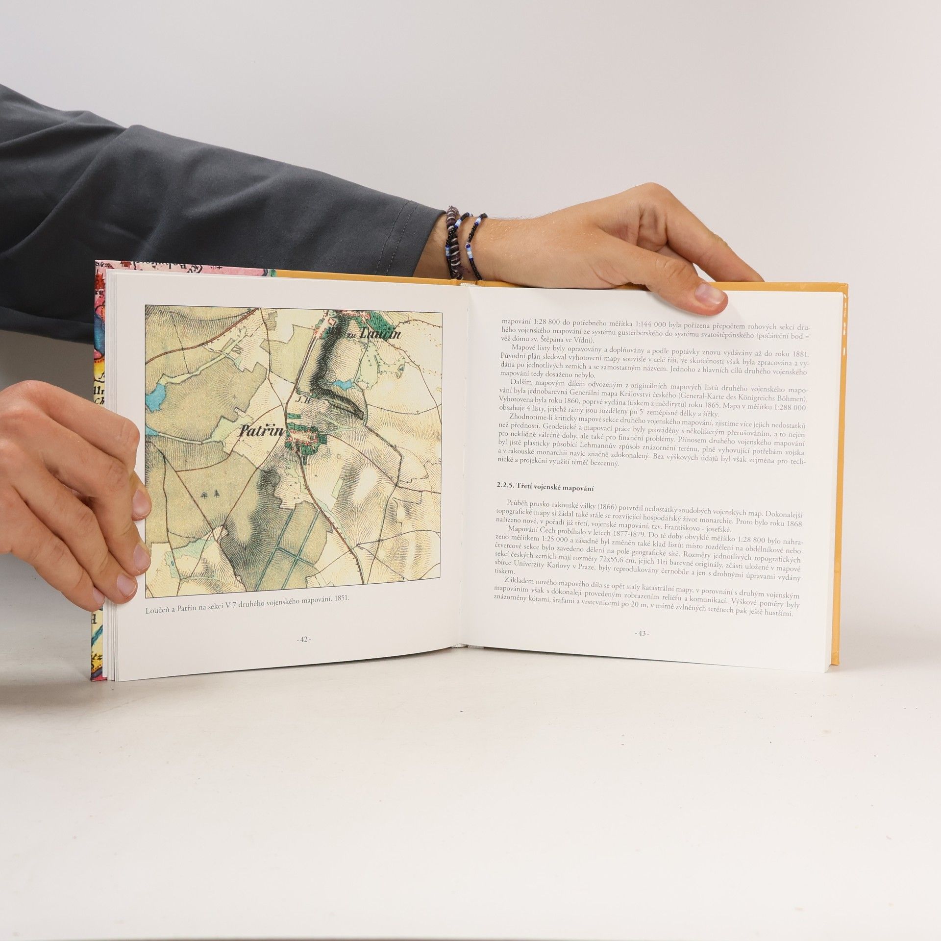 Zdeněk Kučera Svatojiřský les, Chotuc a Mladá na starých mapách