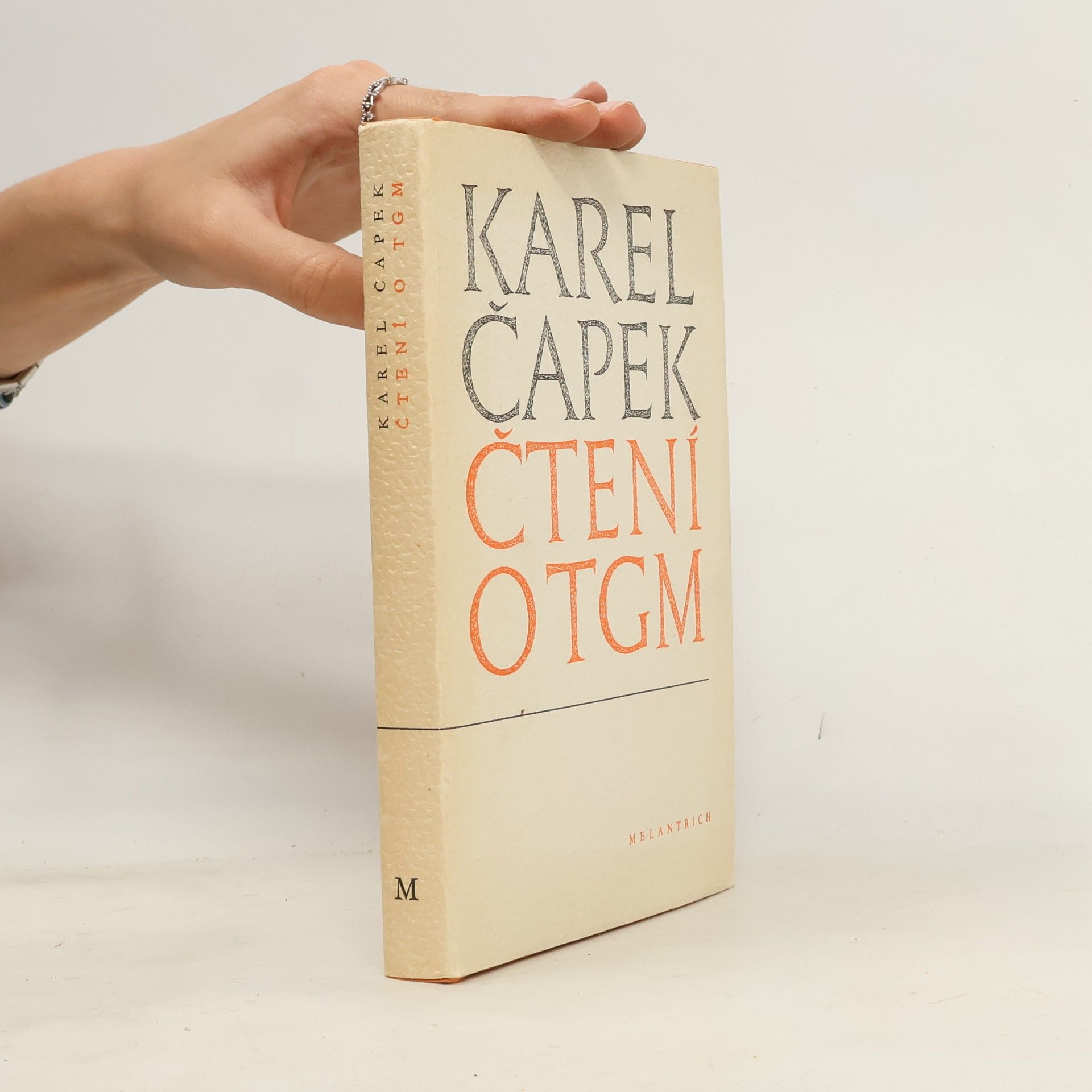 Karel Čapek Čtení o T. G. Masarykovi