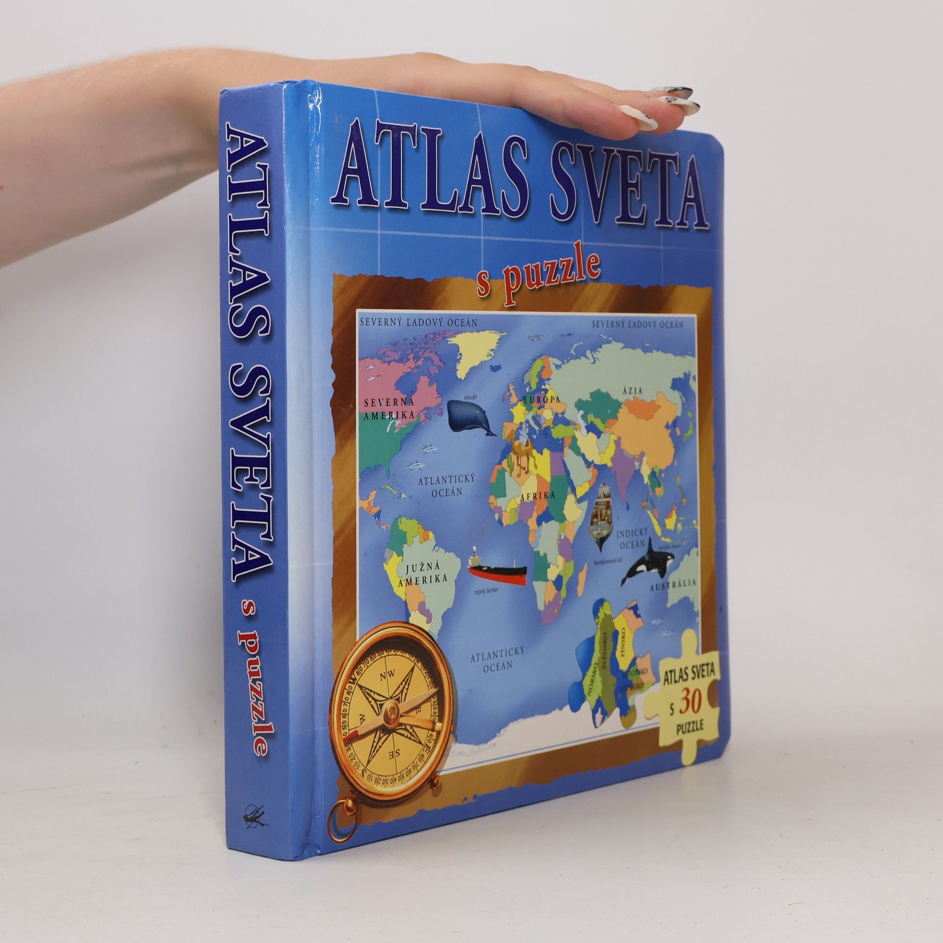 Autorenkollektiv Atlas sveta s puzzle