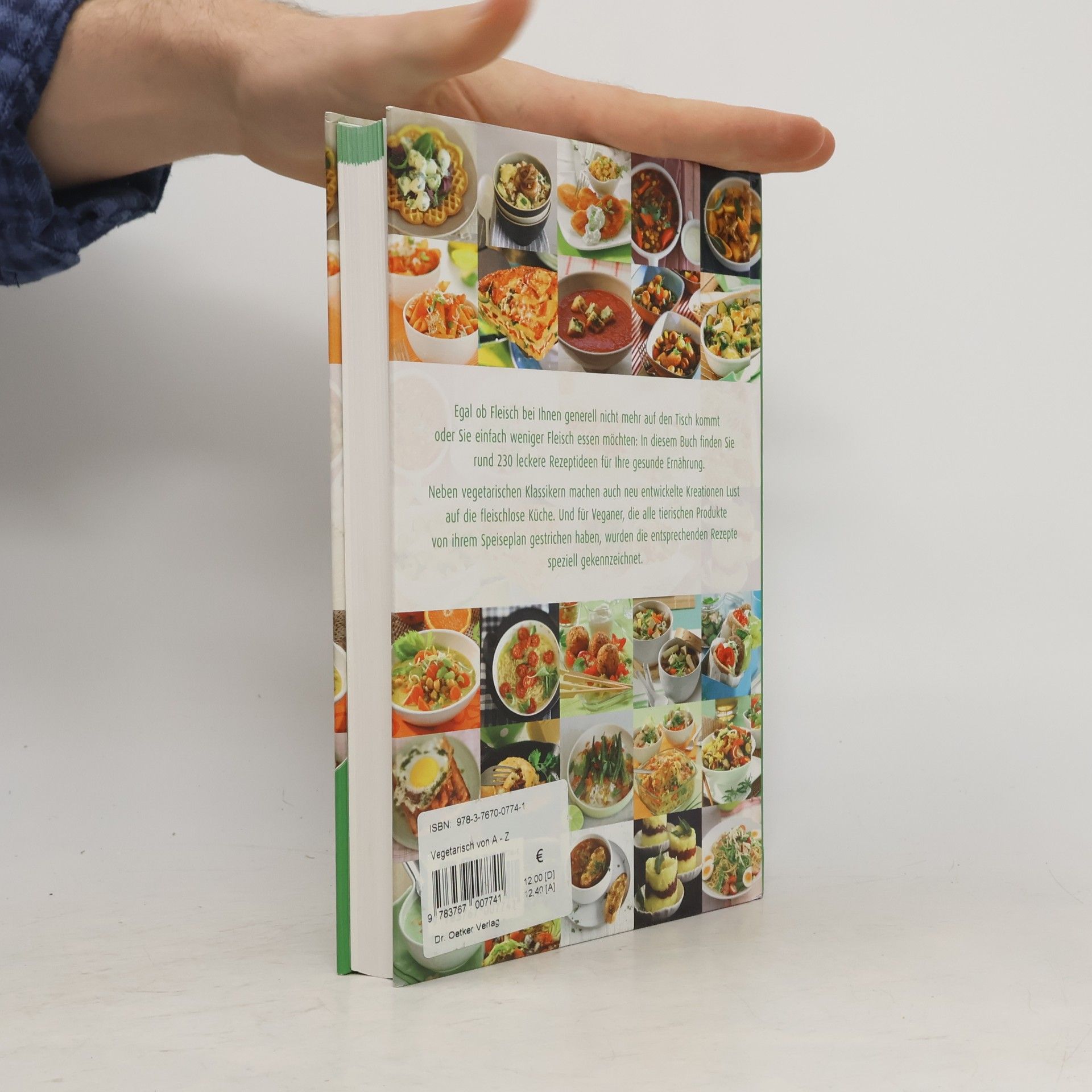 Walter Cimbal Dr. Oetker - vegetarisch von A - Z ; [über 230 Rezepte ohne Fisch und Fleisch]