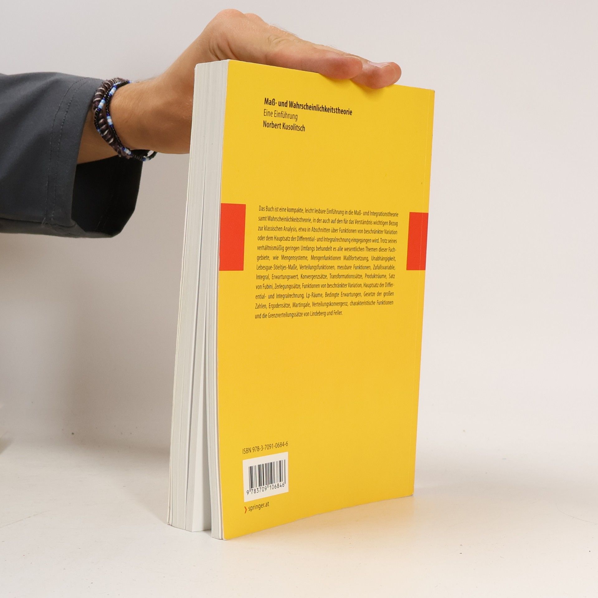 Norbert Kusolitsch Maß- und Wahrscheinlichkeitstheorie (German Edition)