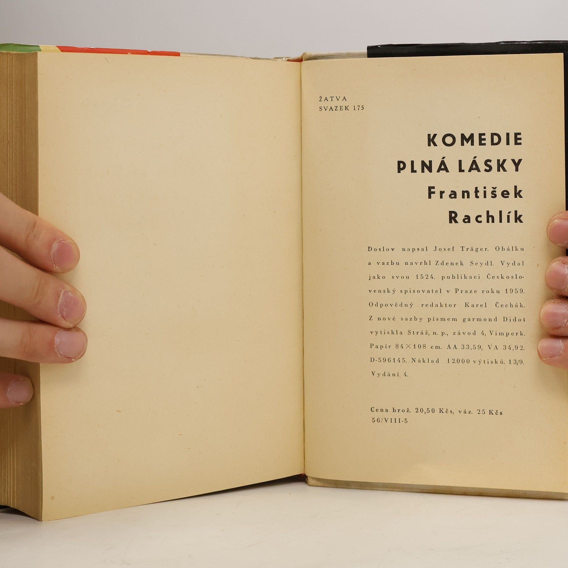 František Rachlík Komedie plná lásky