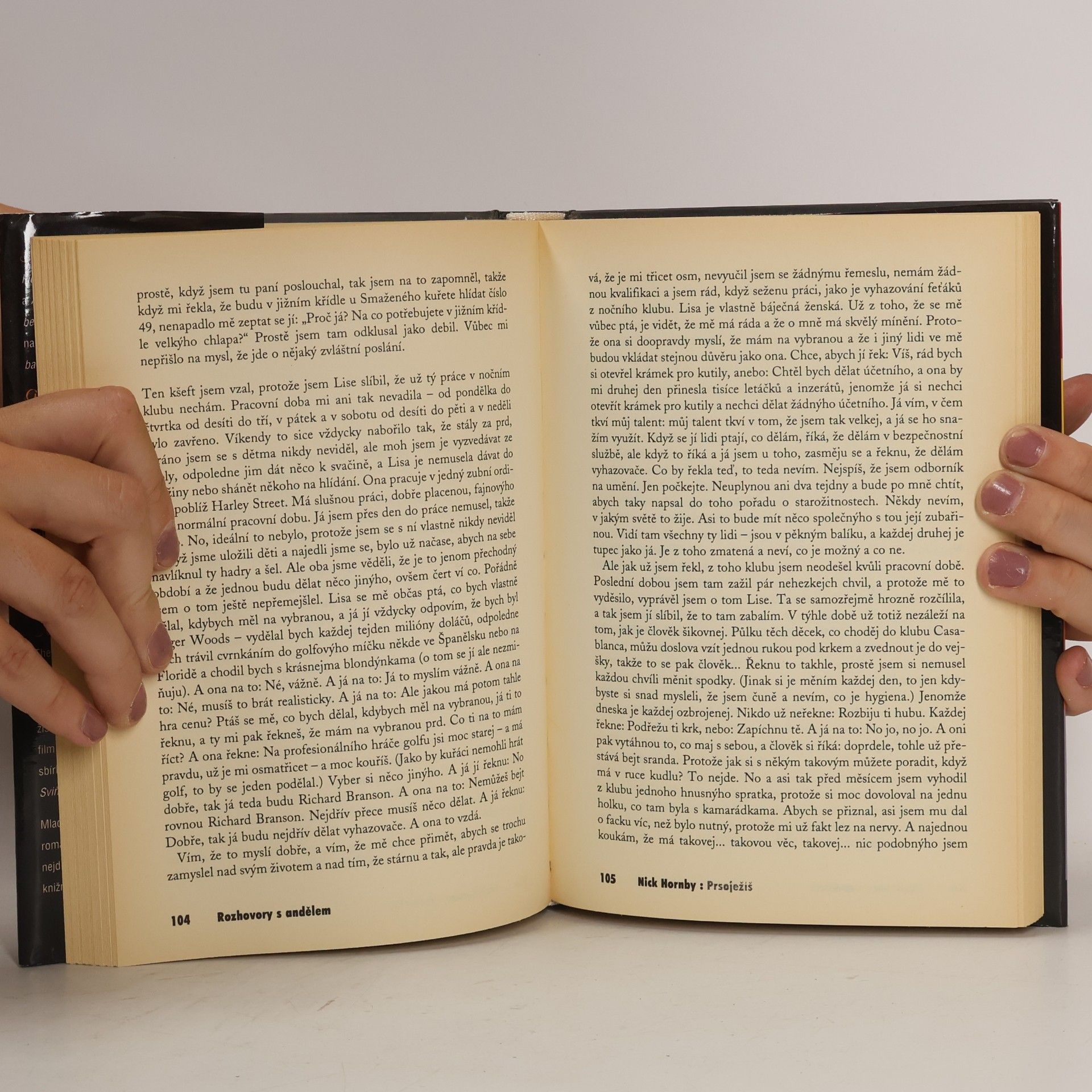Nick Hornby Rozhovory s andělem