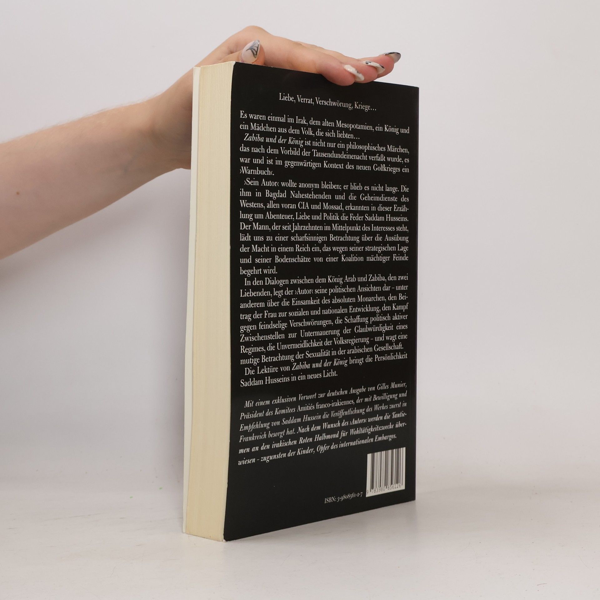 Saddam Hussein Zabiba und der König. Das verborgene Buch von Saddam Hussein