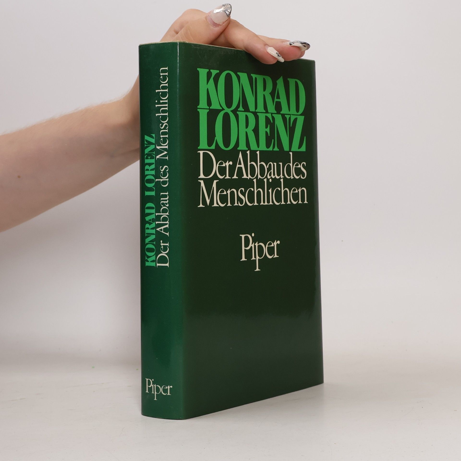 Konrad Lorenz Der Abbau des Menschlichen